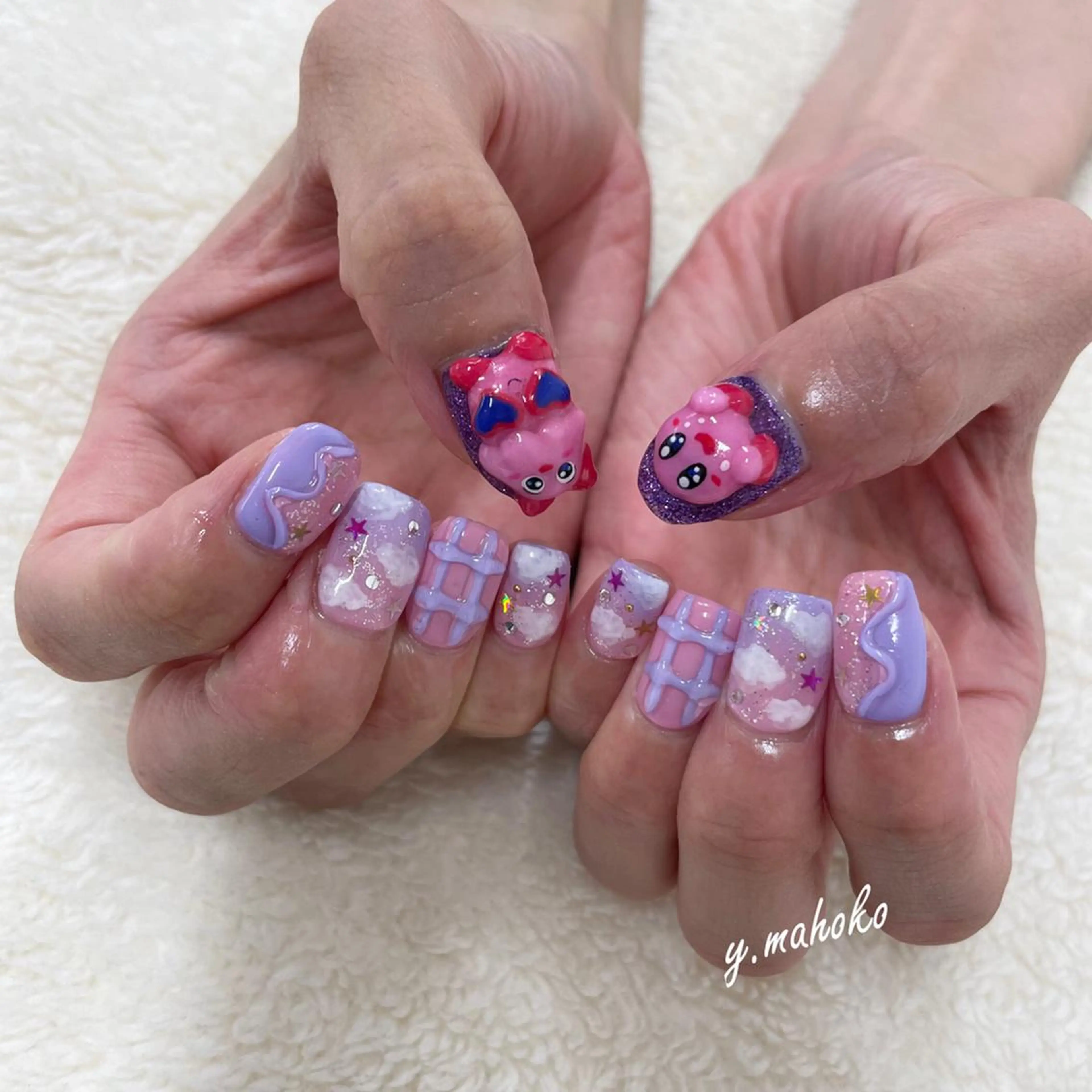 ネイル ハンドネイル She nail studio 原宿所属・パラジェル有/ スカルプ/mahoのネイルデザイン