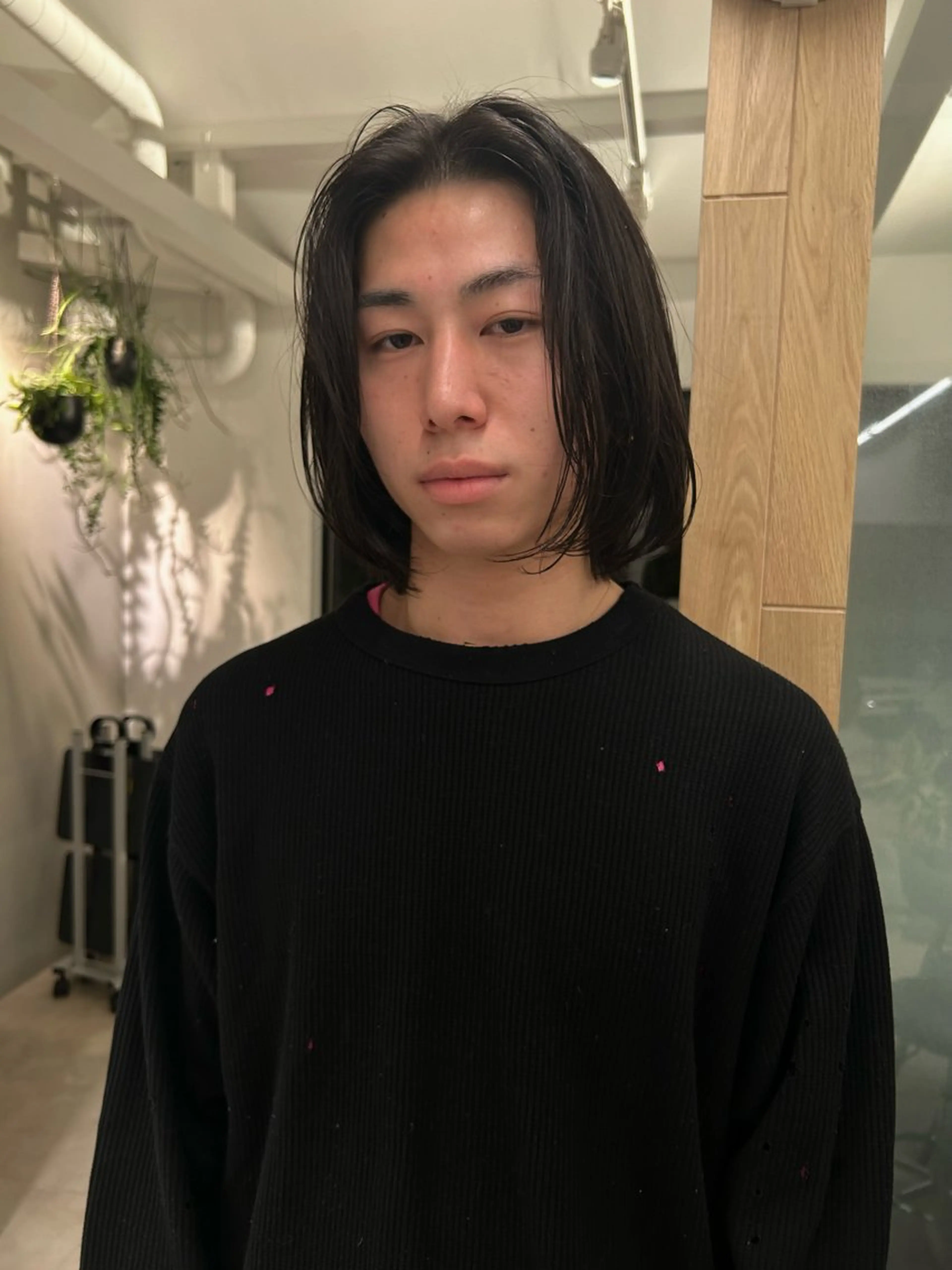 ミディアム カラー ケアパーマ/ケアブリ ーチdaisukeのヘアスタイル