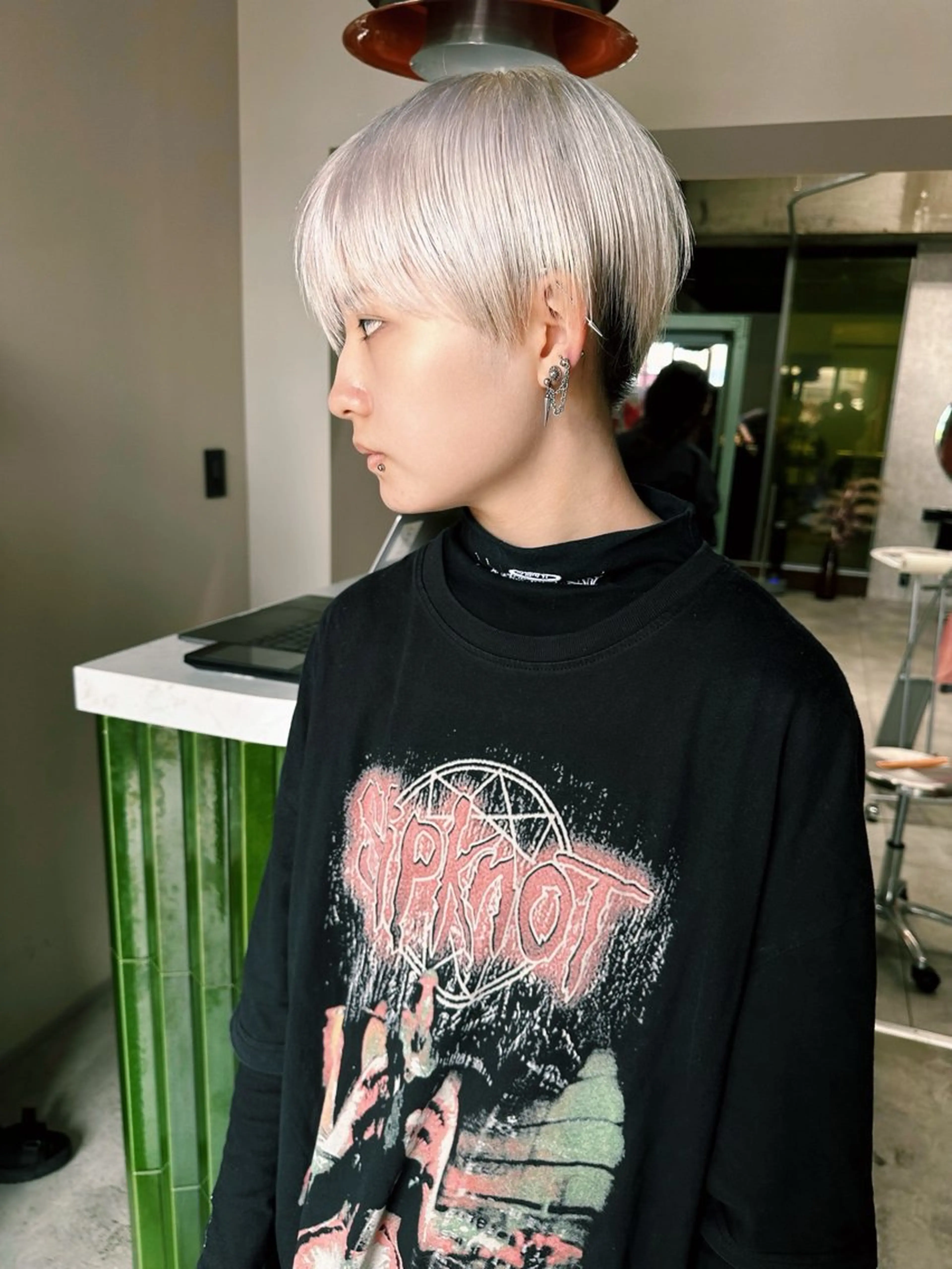 ショート カラー ヘアカラー トリートメント ヘアセット 🧡色落ちまで2度綺 麗なカラー🧡ヨシキのヘアスタイル