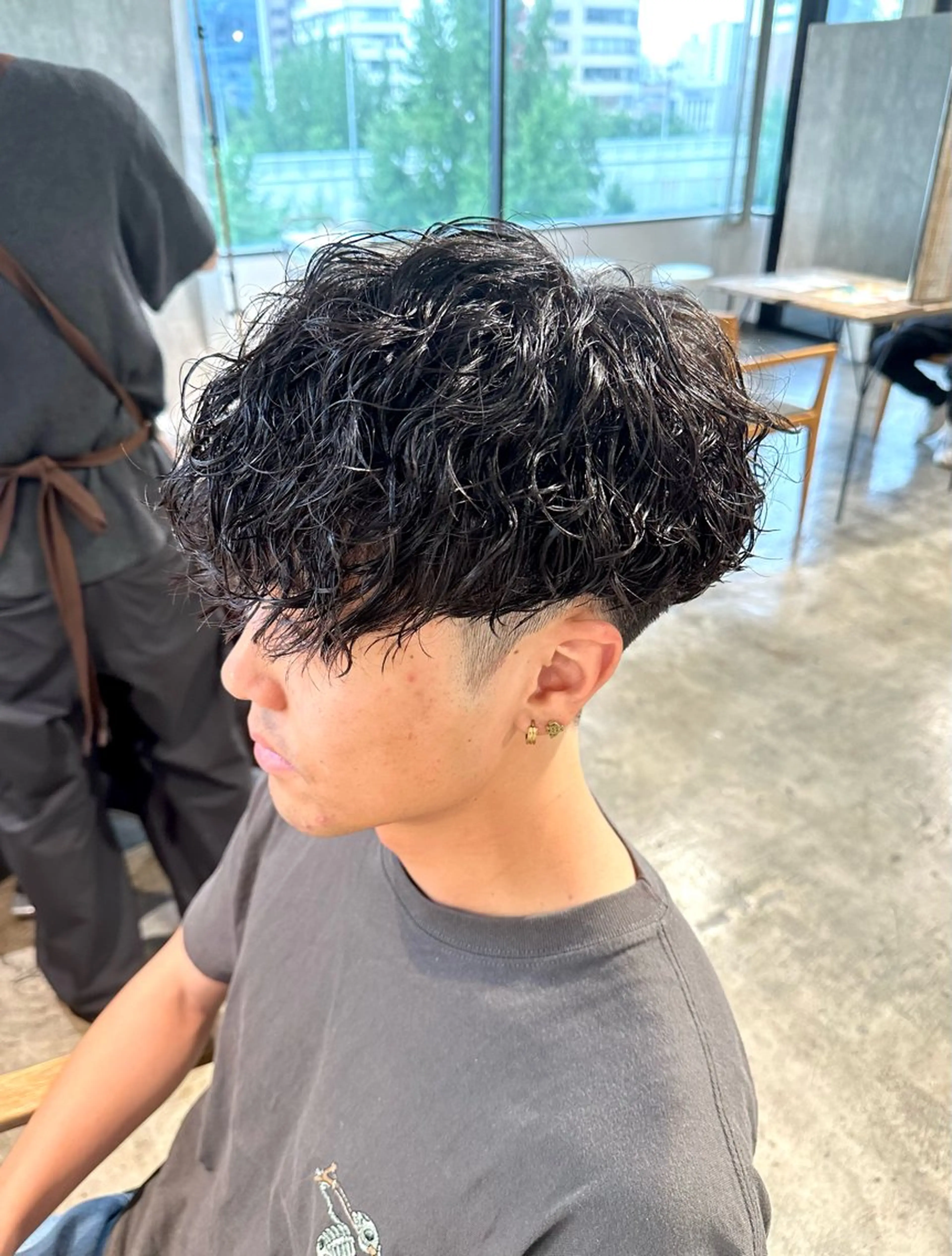 パーマ メンズ メンズパーマ スペインカール カット パーマ トリートメント 骨格補正施術/メンズ 専門美容師/YUYAのヘアスタイル