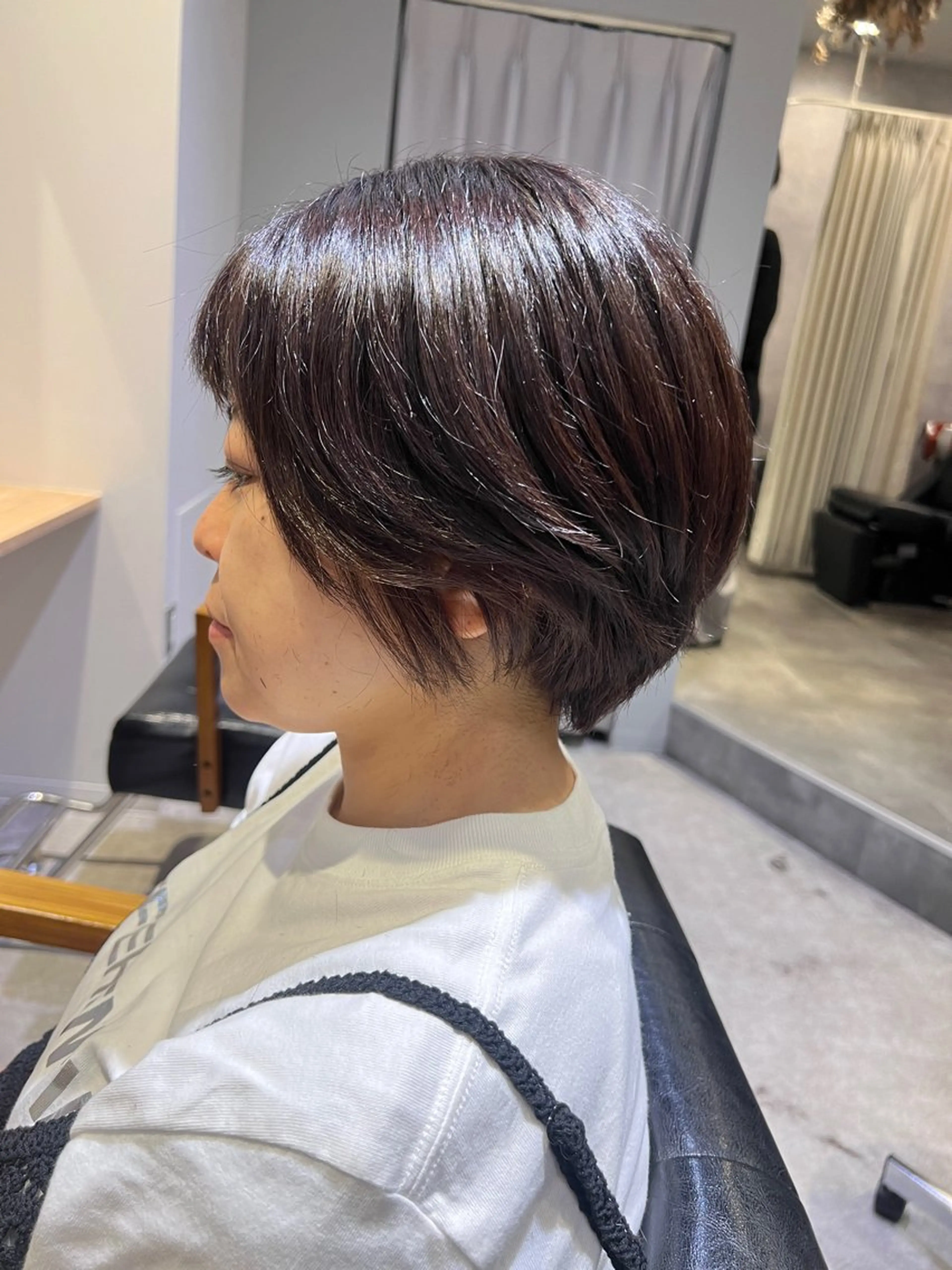 ショート ショートヘア 🫧三浦 未流/ ボブ/イヤリングのヘアスタイル