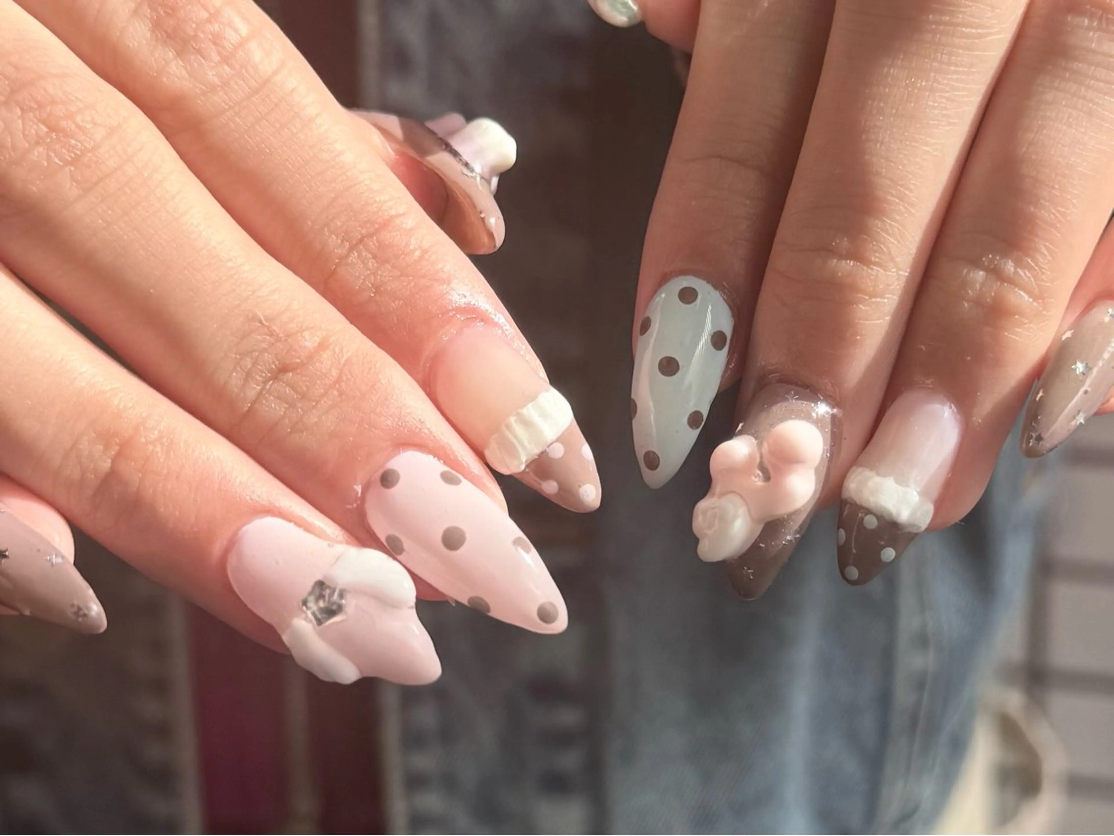 セミロング 小川 柚香のネイルデザイン
