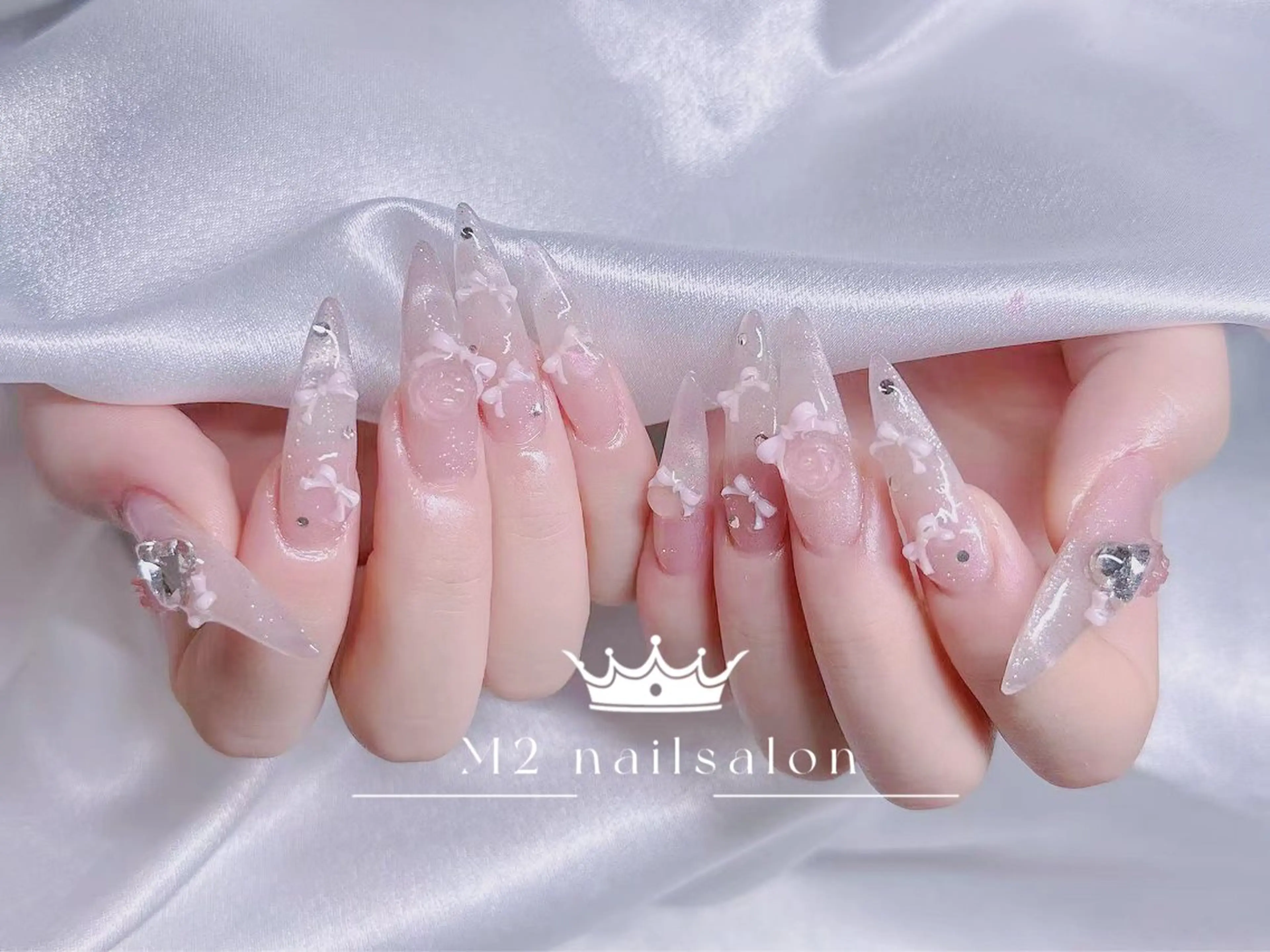 ネイル ハンドネイル 長さだし専門店 M2　rikaのネイルデザイン