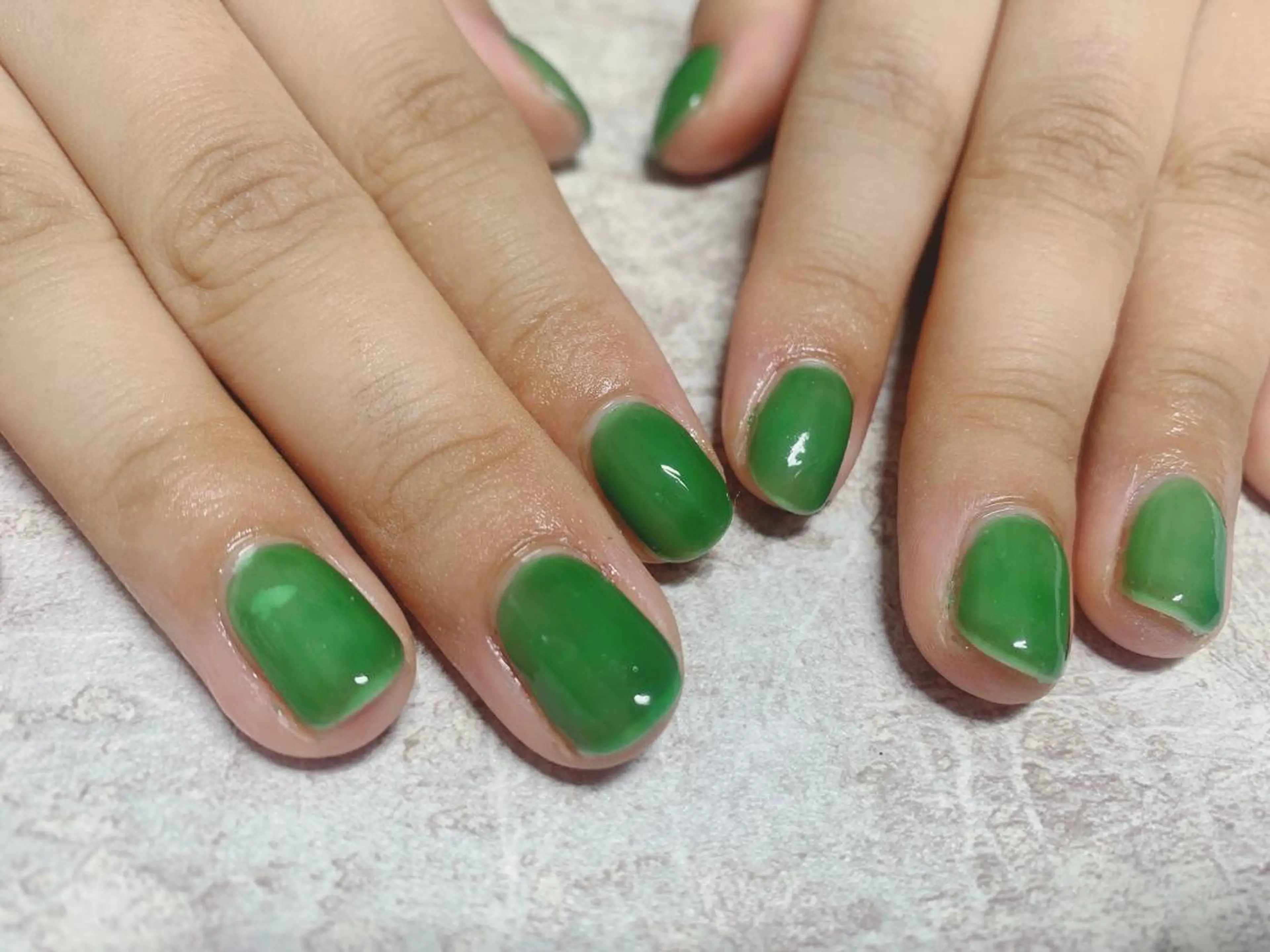 ネイル クリアネイル ハンドネイル Mogu nail 二子玉川のネイルデザイン