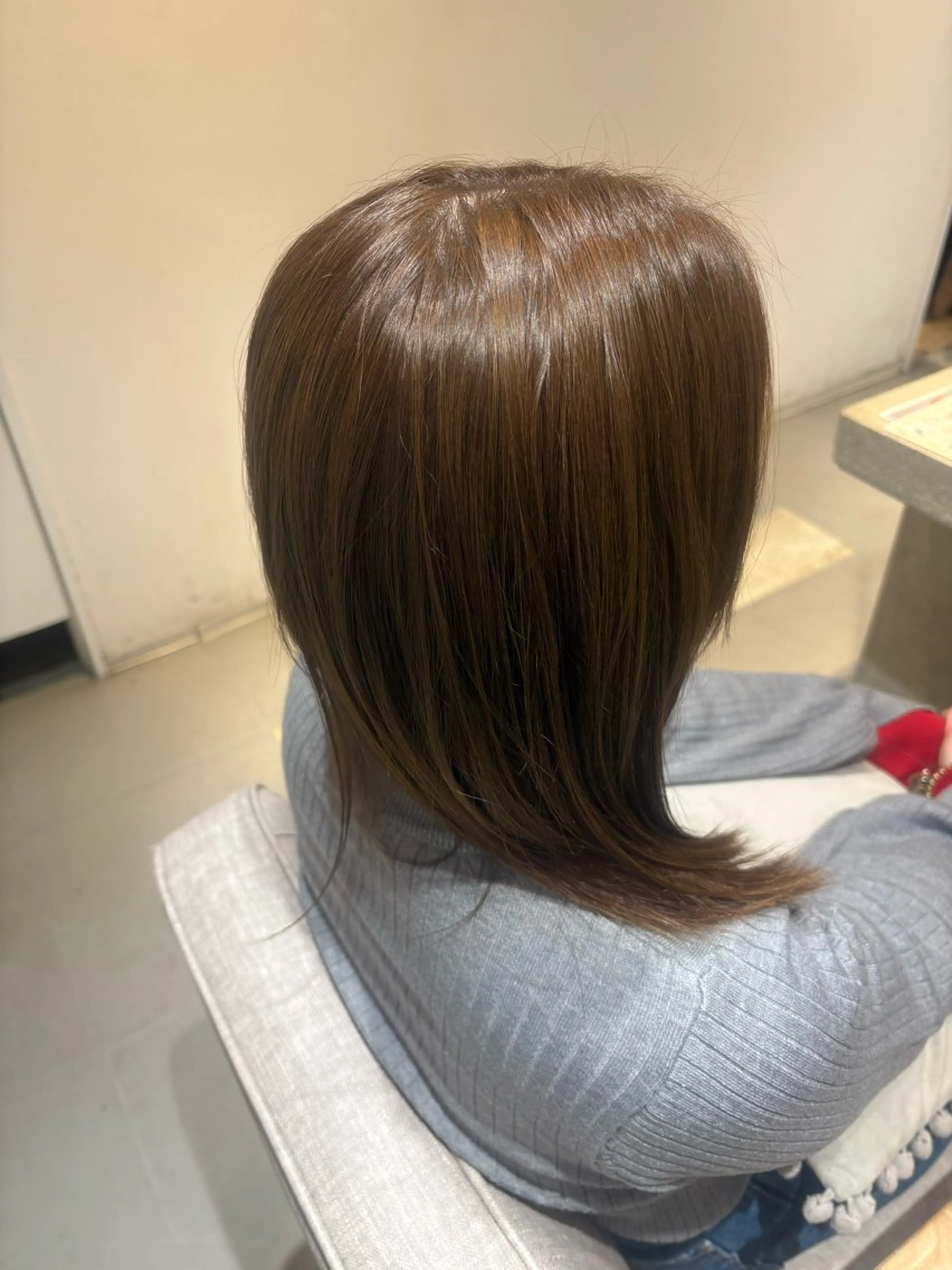 カラー 髪質改善 中ノ内 里旺のヘアスタイル