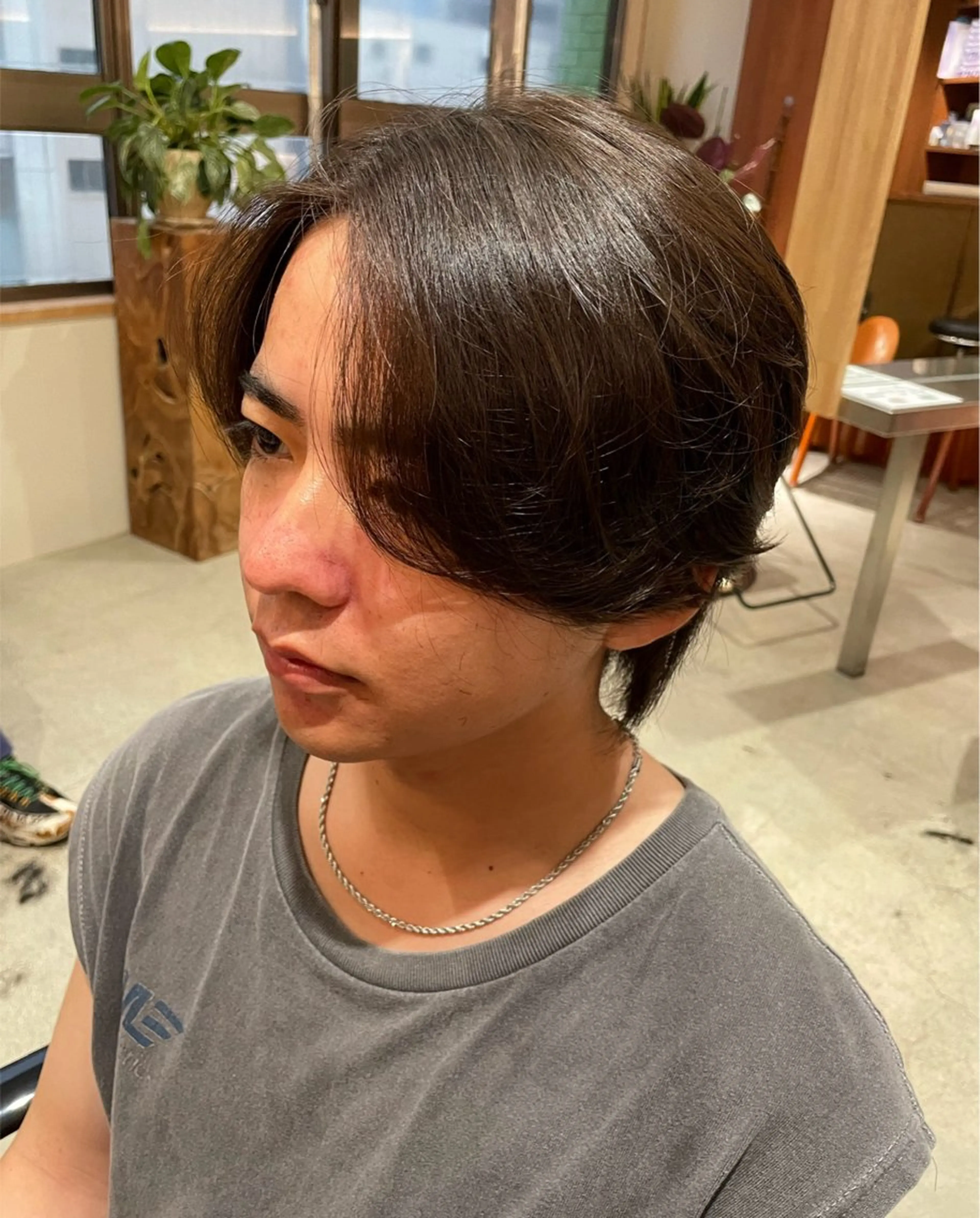 パーマ メンズ カット パーマ itsuki ／ 曲がる縮毛矯正のヘアスタイル