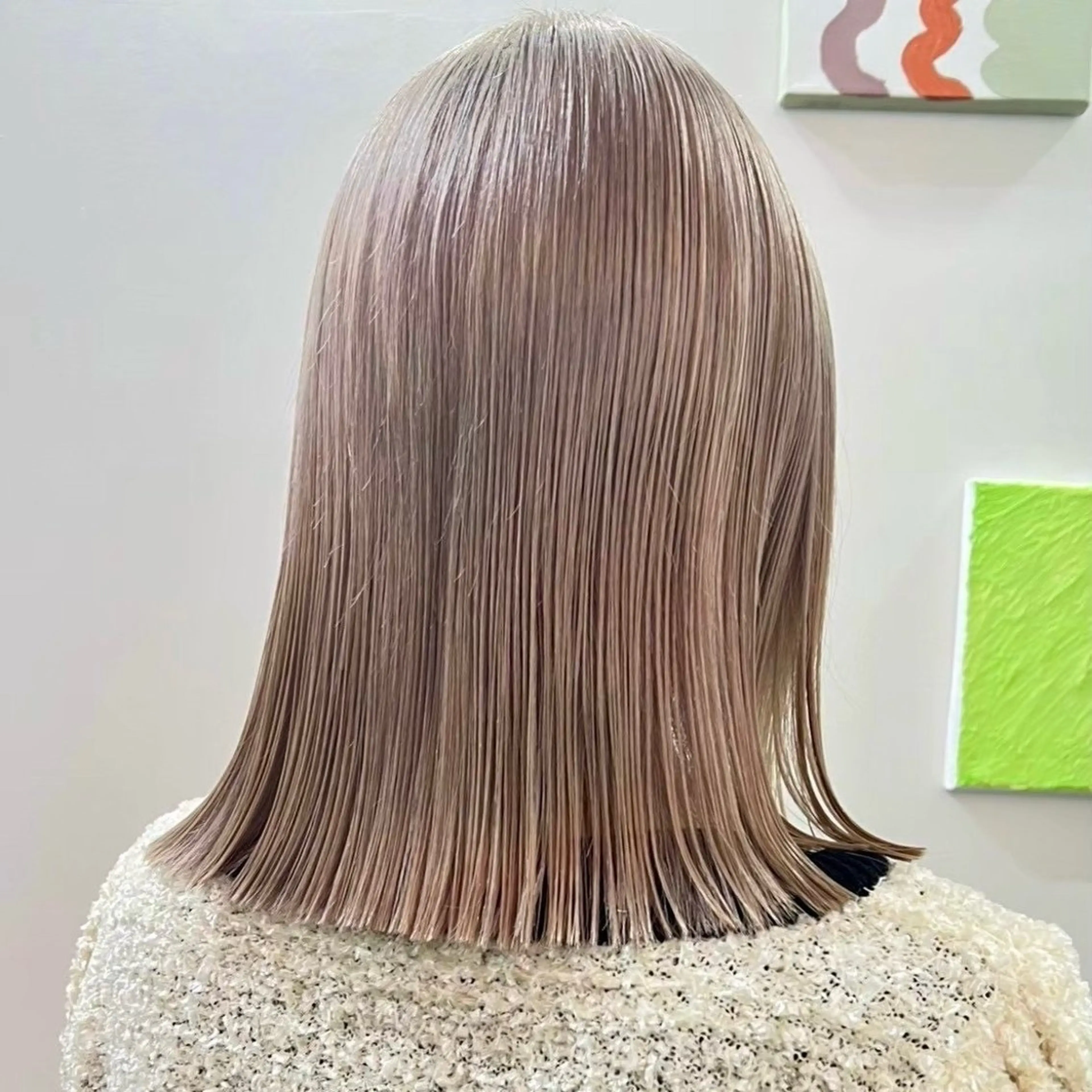 ミディアム カラー ベージュカラー ミルクティーベージュ ヘアカラー 🩵髪質改善カラー / Rion🩵のヘアスタイル