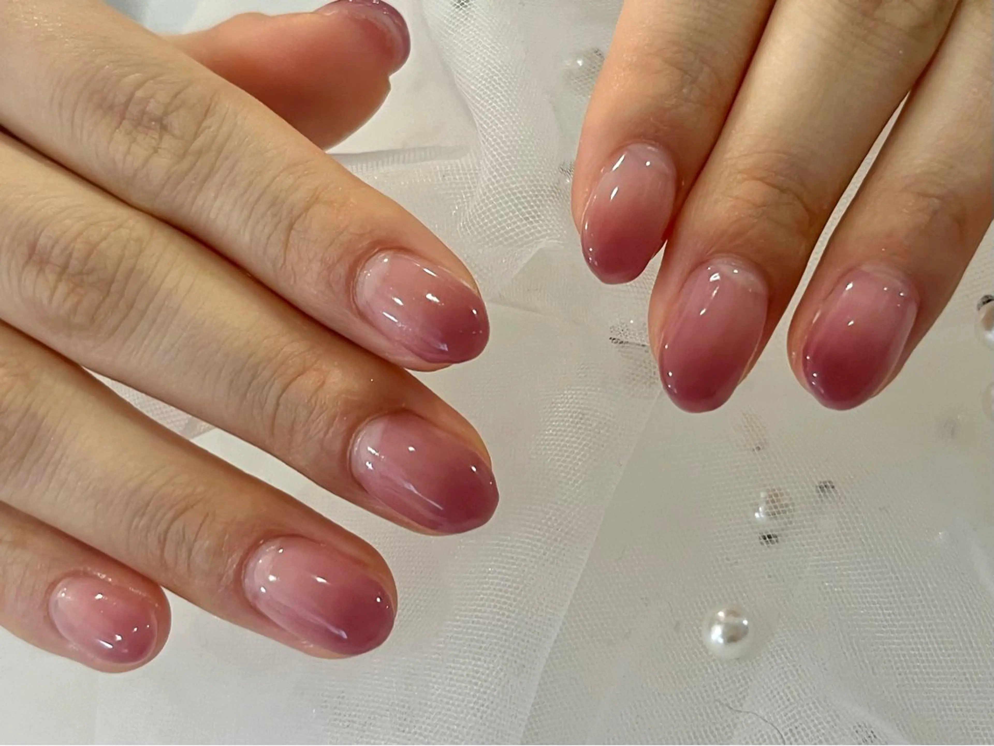 ショート ハンドネイル NAIL SALON FLOR所属・ワンホンネイル/ 韓国ネイルMAKIのネイルデザイン