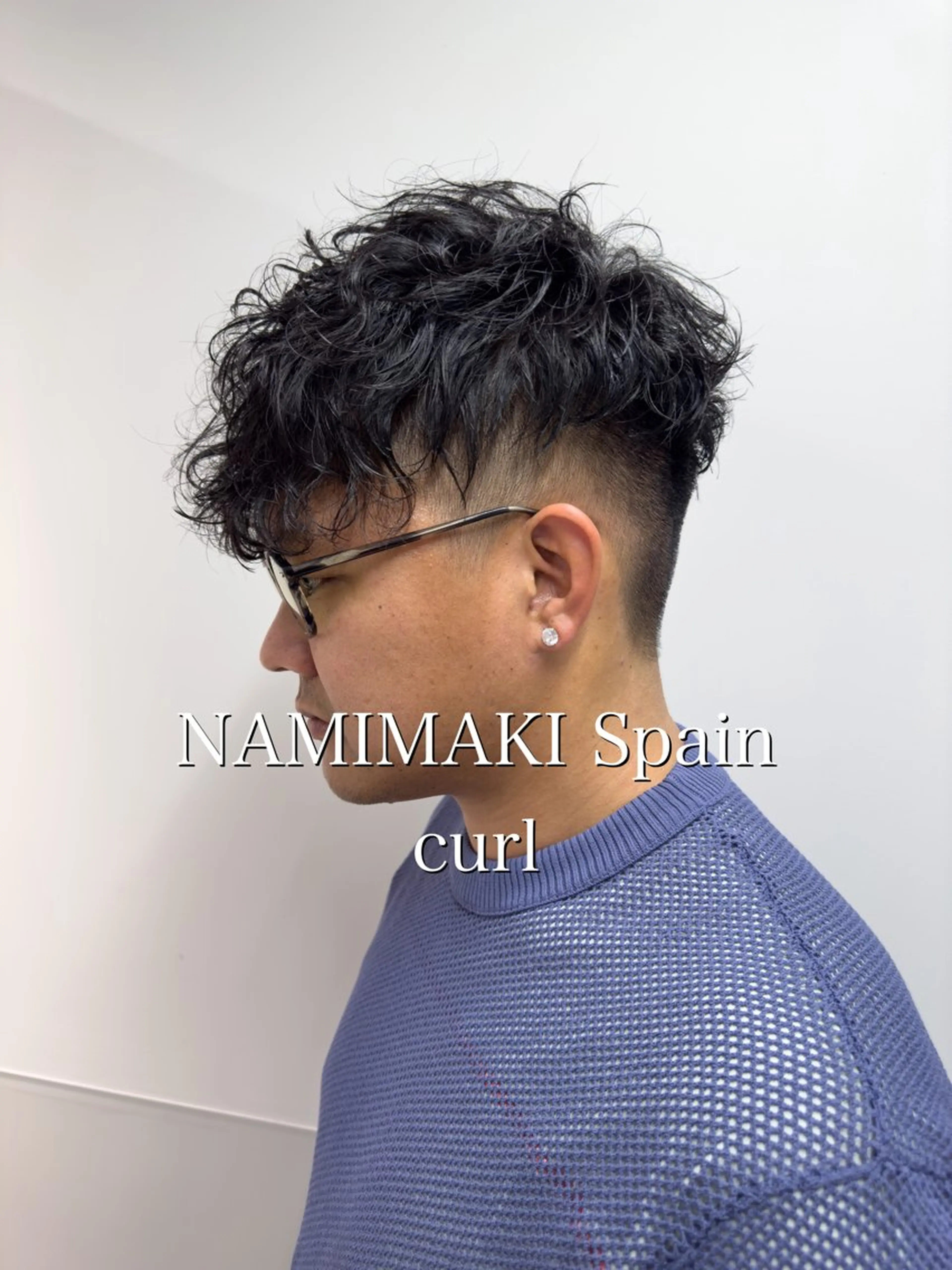 ショート パーマ メンズ カット パーマ トリートメント メンズ専門 Stylist吉川のヘアスタイル