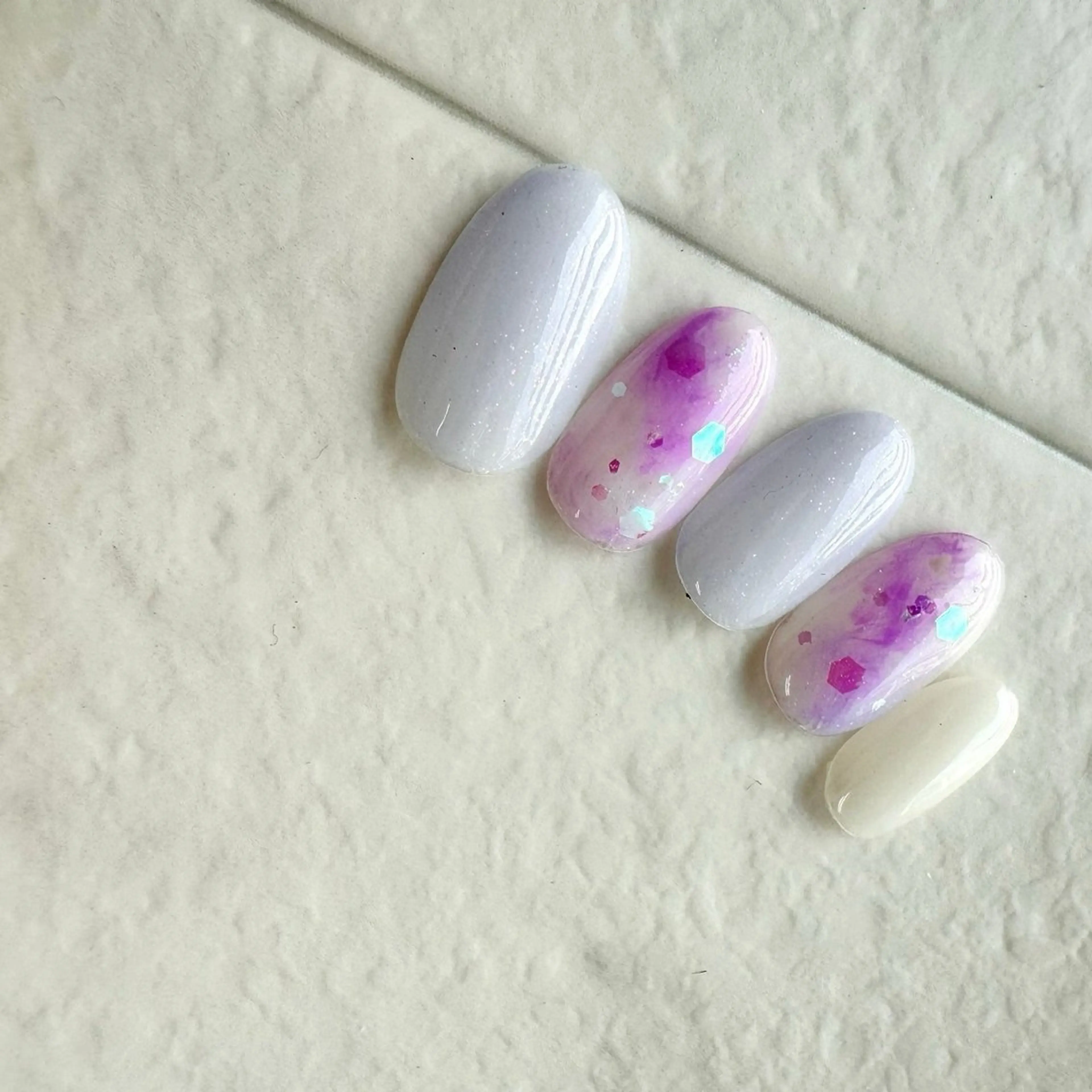 ネイル ⭐︎休業中の練習⭐︎ JNA認定講師髙橋のネイルデザイン