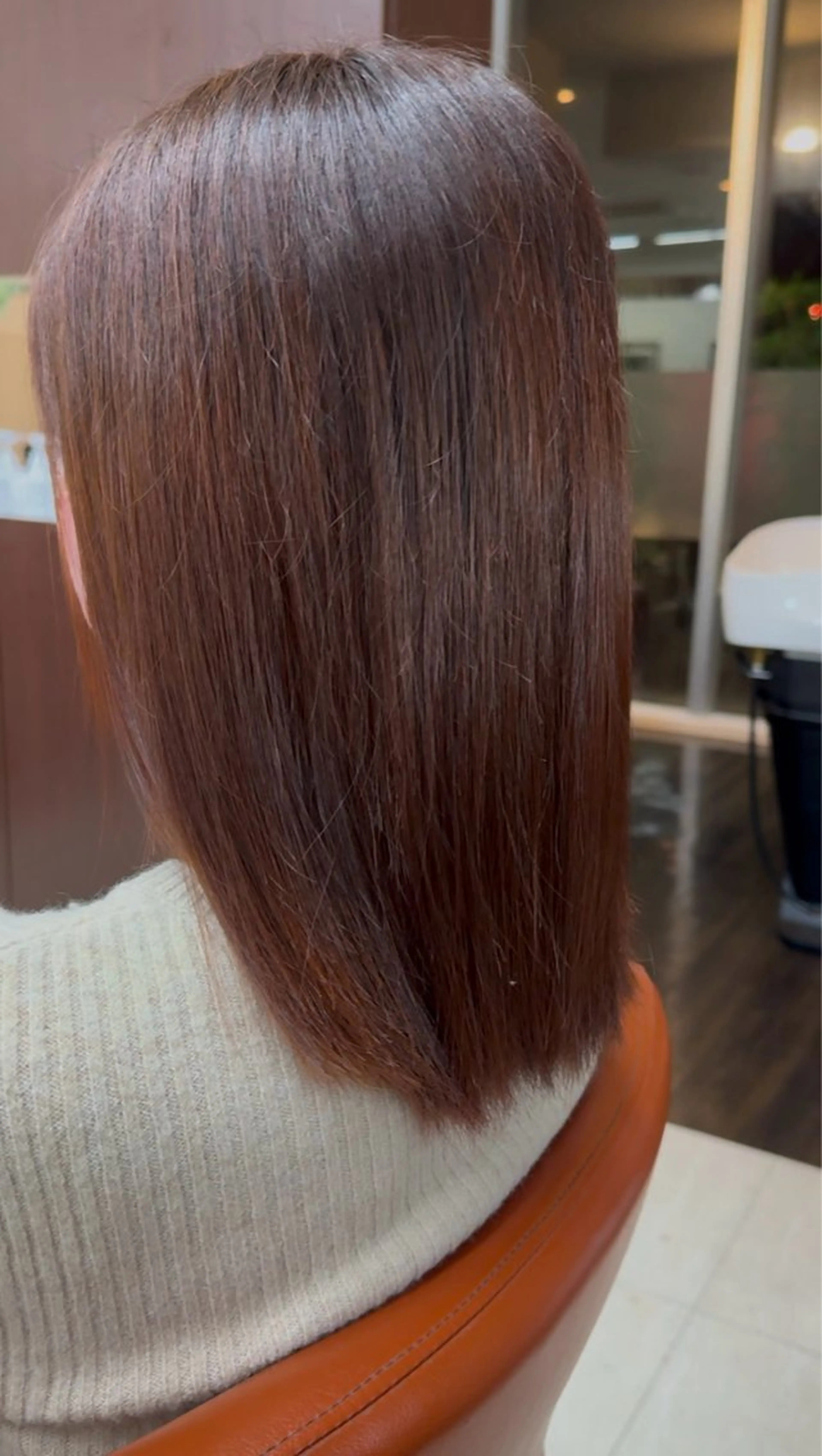 ミディアム ピンクブラウン 似合わせで新しい 自分へ導くそうまのヘアスタイル