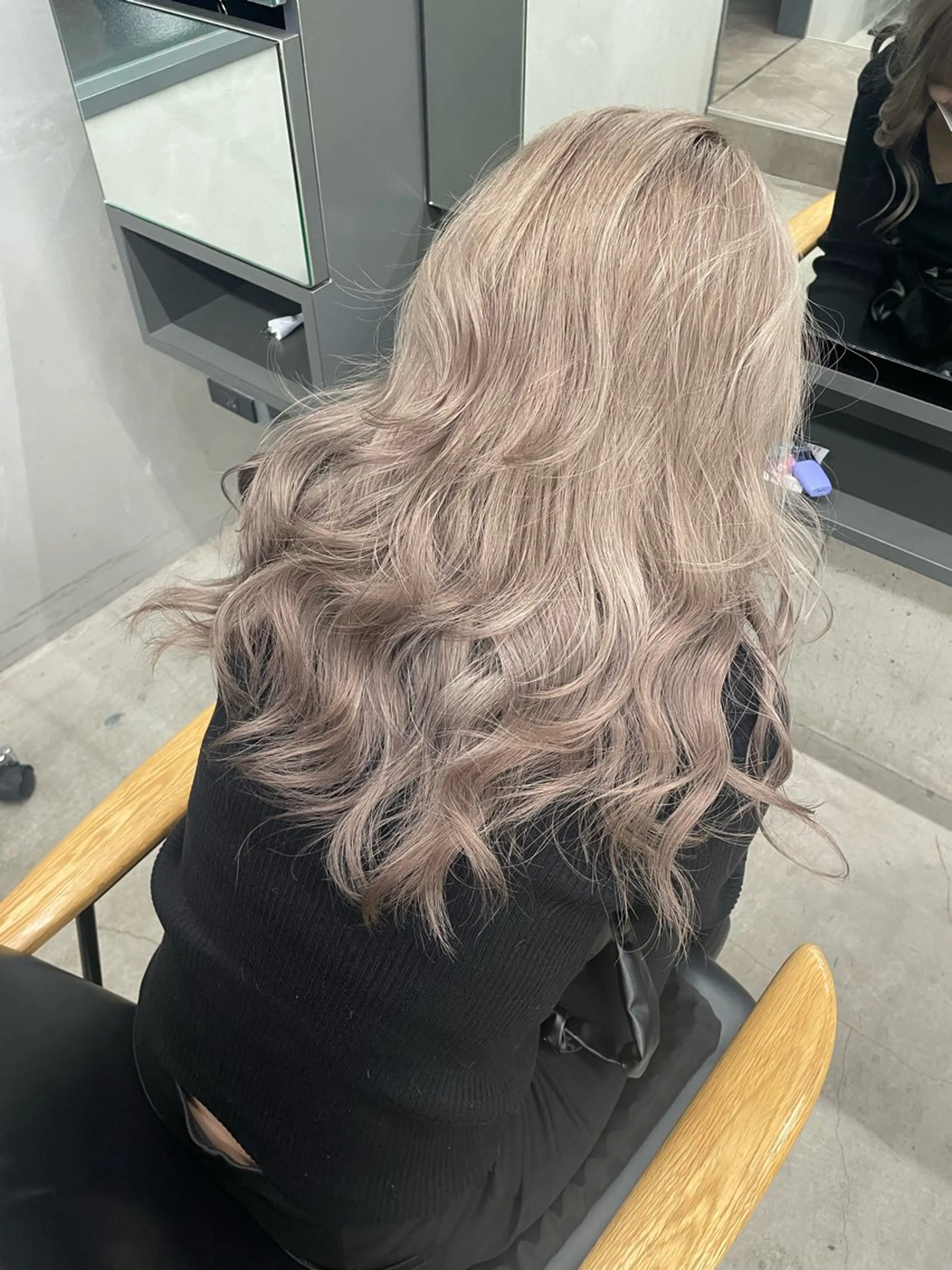 ロング カラー 小澤 わかなのヘアスタイル