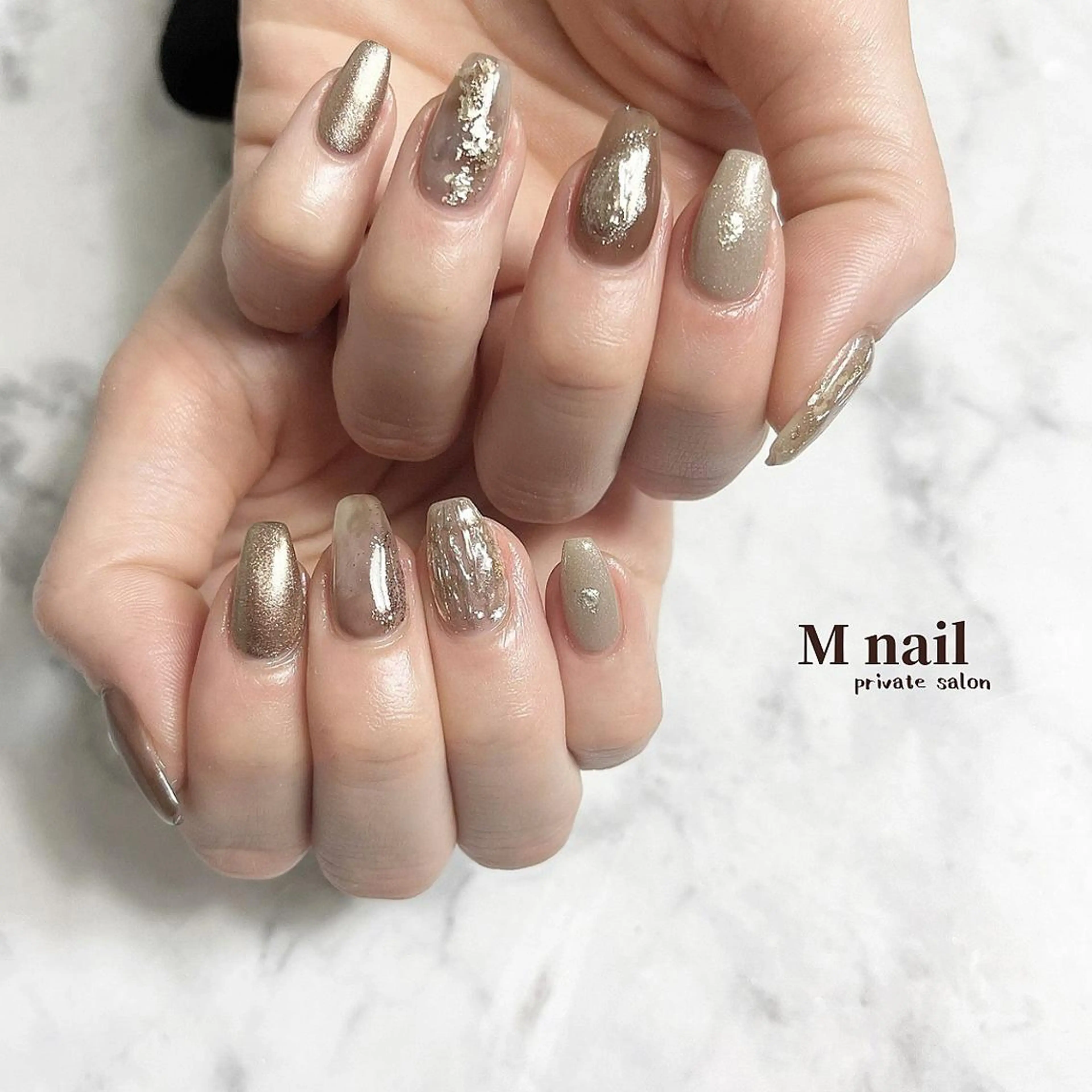 ネイル 持ち込み ハンドネイル M　nail所属・M nailのネイルデザイン