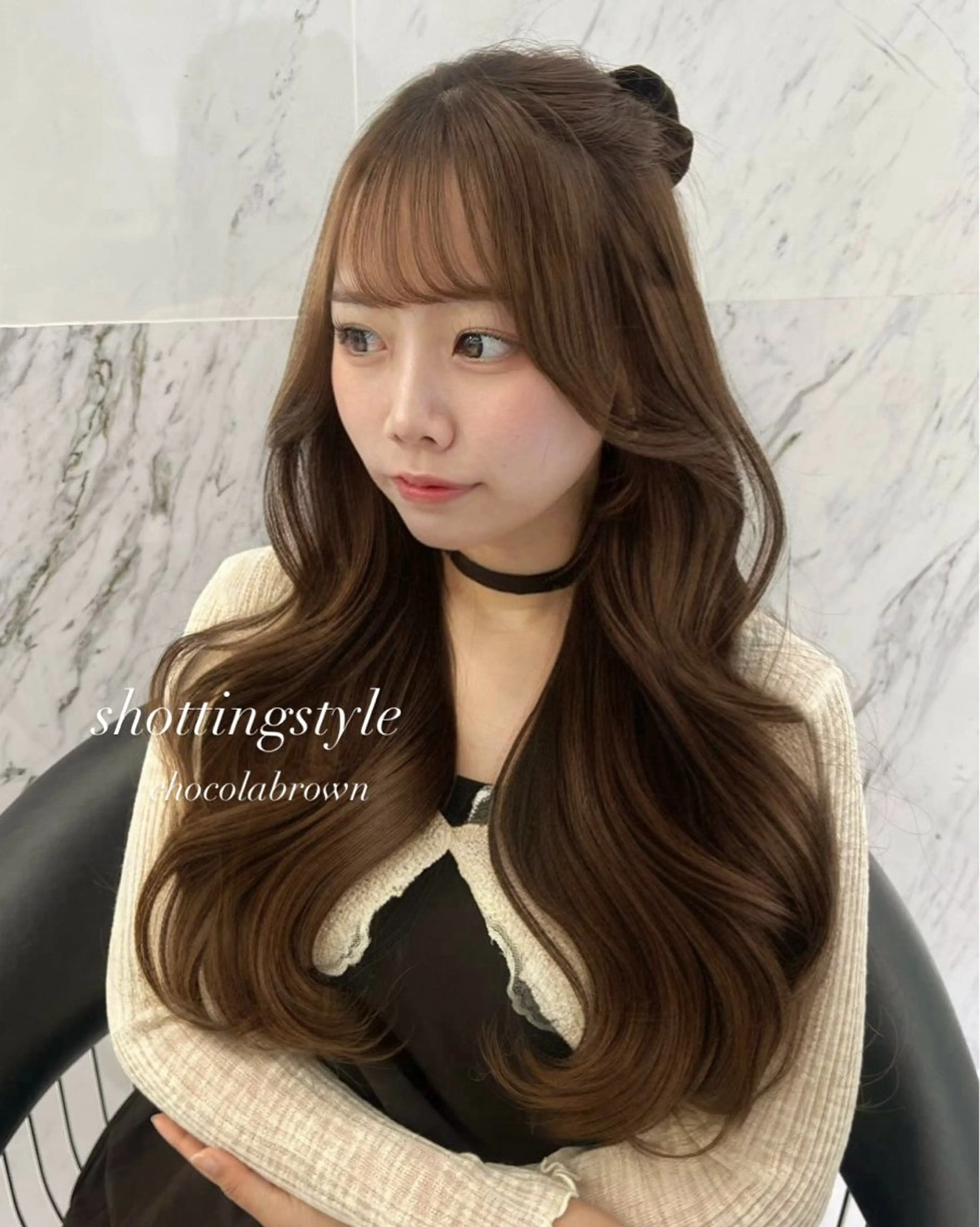 ロング カラー ヘアカラー ParveMix ♡白神みやびのヘアスタイル