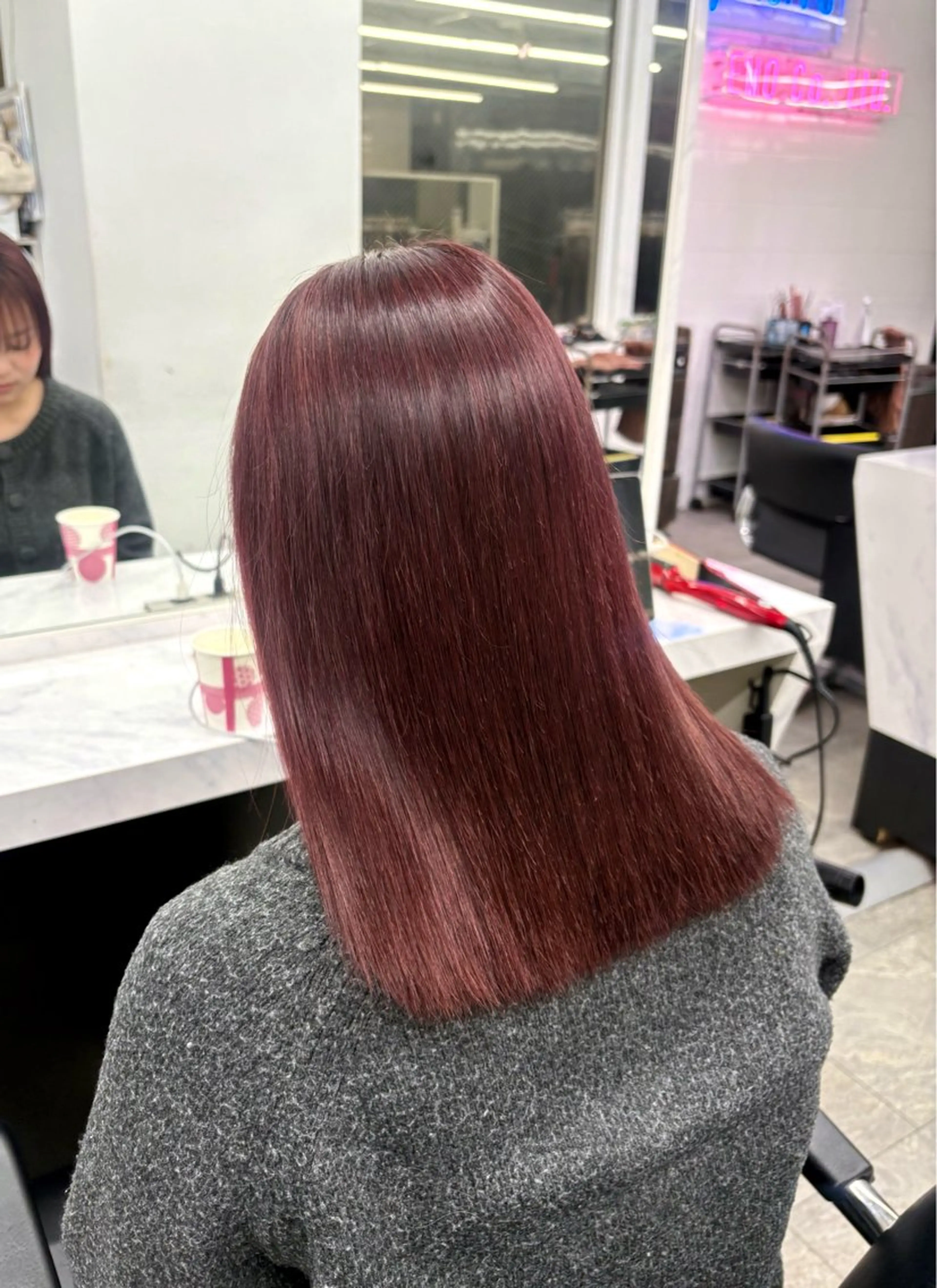 セミロング ヘアカラー カラー/プルエクステ 🫧🐬Yuihaのヘアスタイル