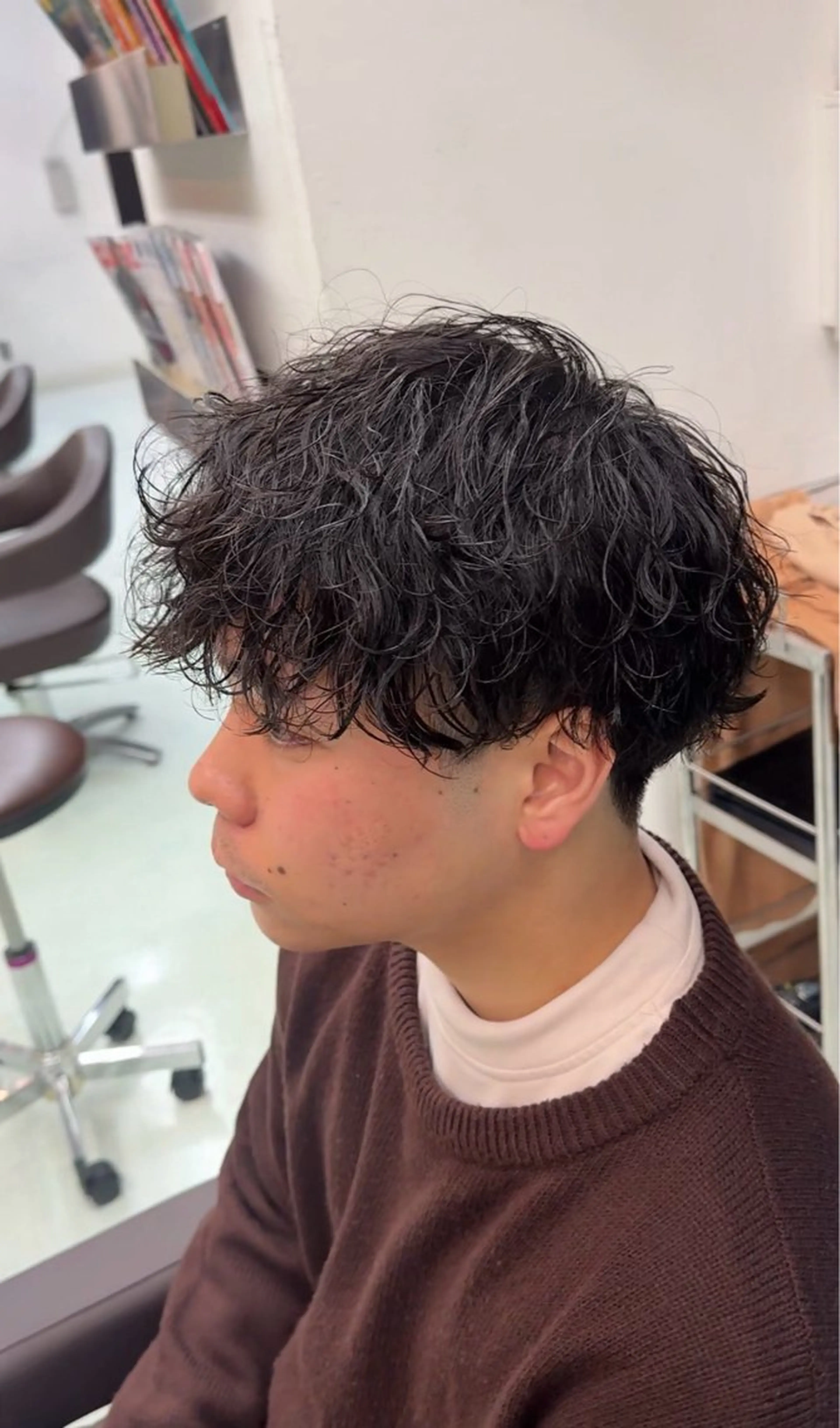 ショート パーマ カット パーマ 小芝涼介/レイヤー /メンズパーマ✂️のヘアスタイル