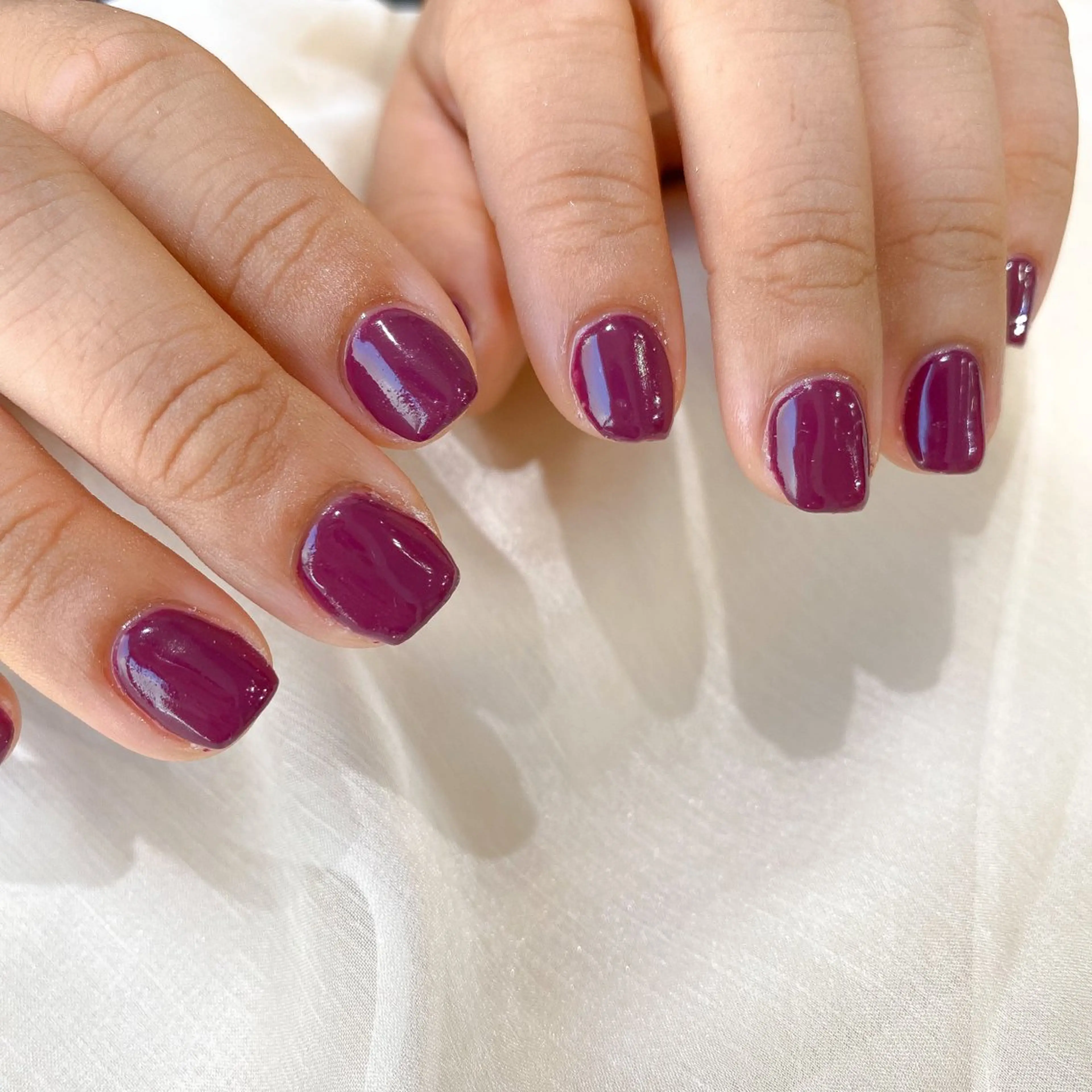 ネイル ワンカラーネイル ネイル空間所属・muguet🎀 nailのネイルデザイン