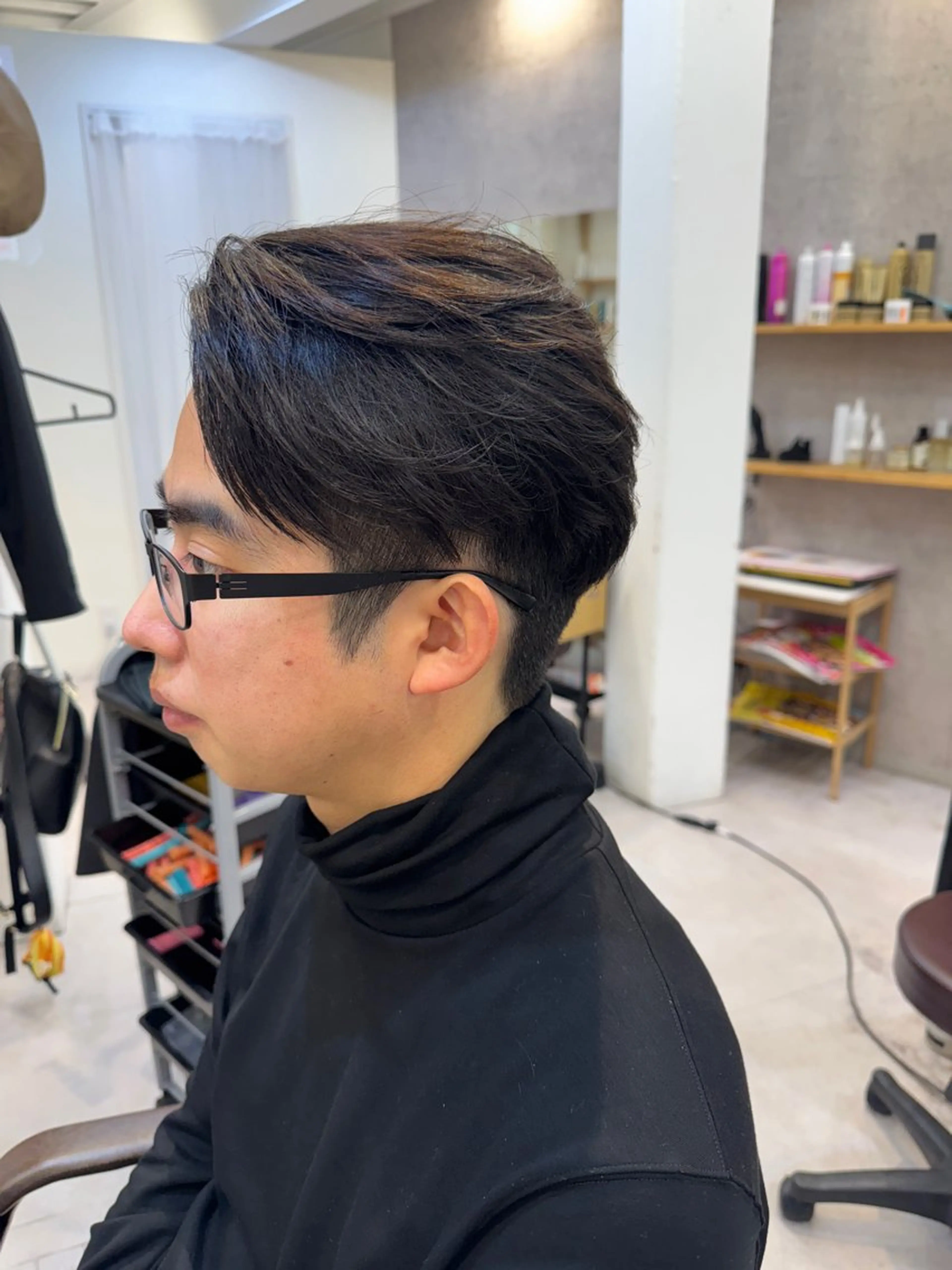 ショート メンズ カット 縮毛矯正 トリートメント Dxxxx III所属・女性目線の大人 メンズ*Ayakaのヘアスタイル