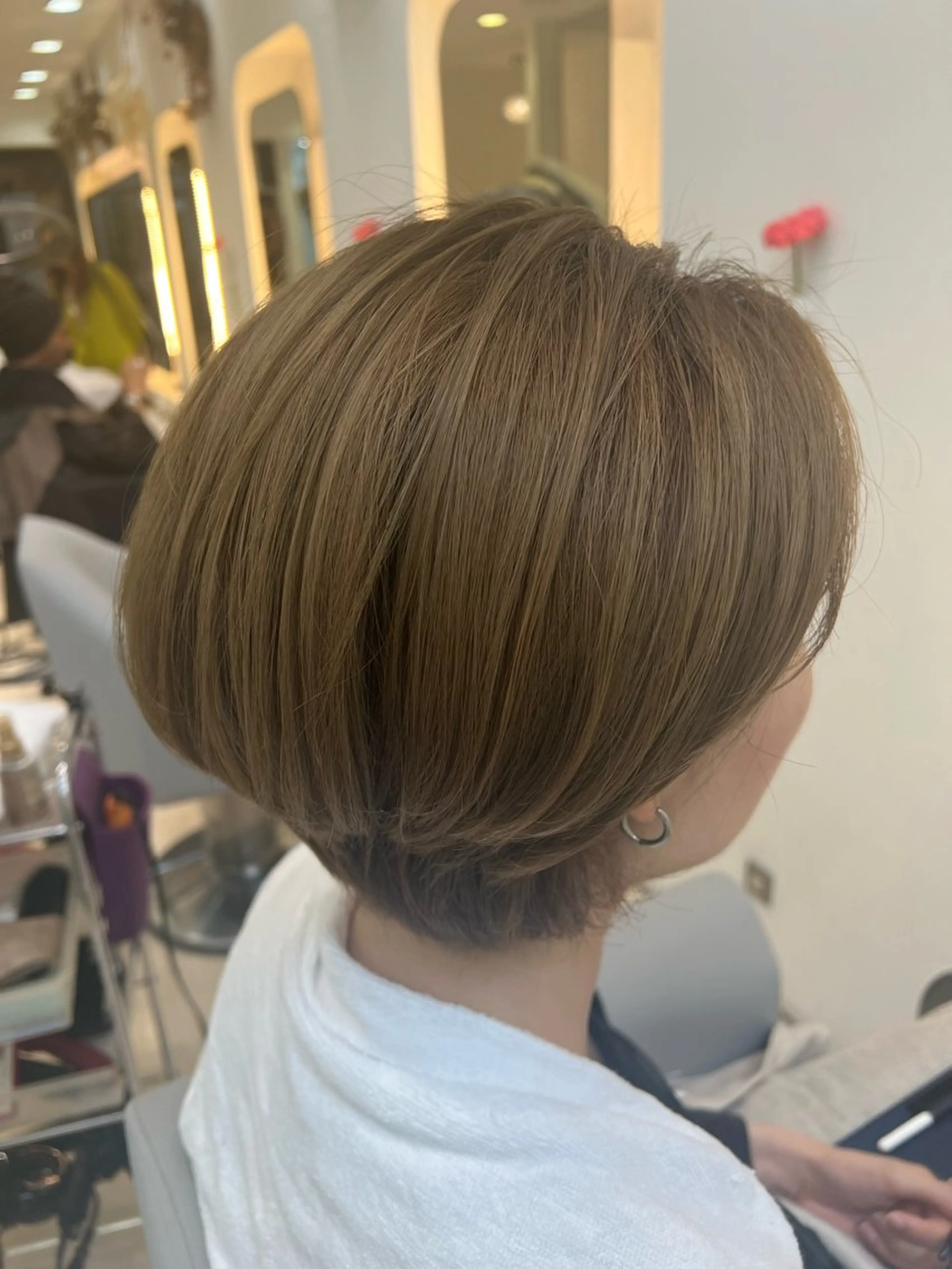 ショート カラー 堀井 凌平のヘアスタイル