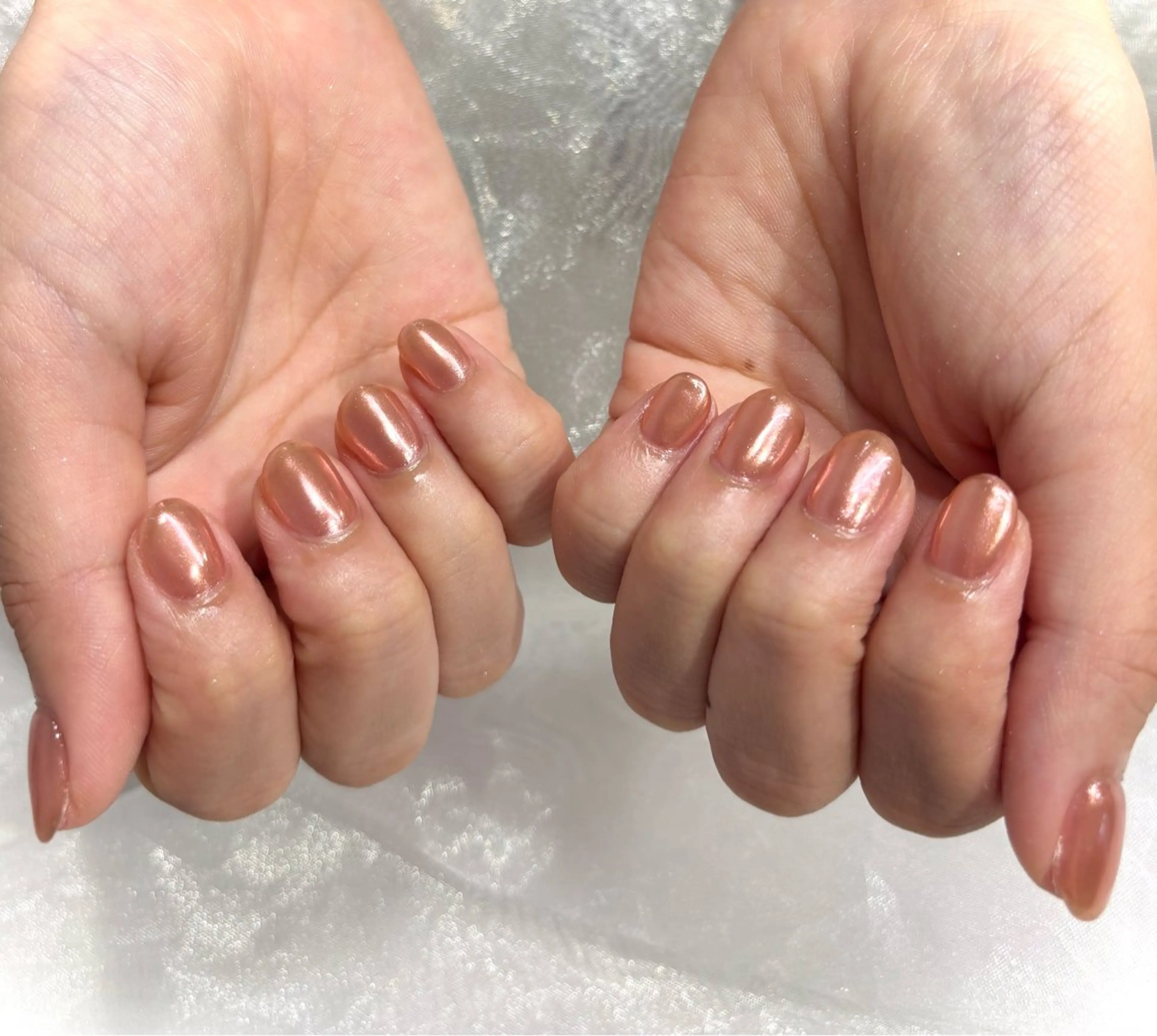 ♡練習モデル♡  オフなしミラー・オーロラネイルの写真