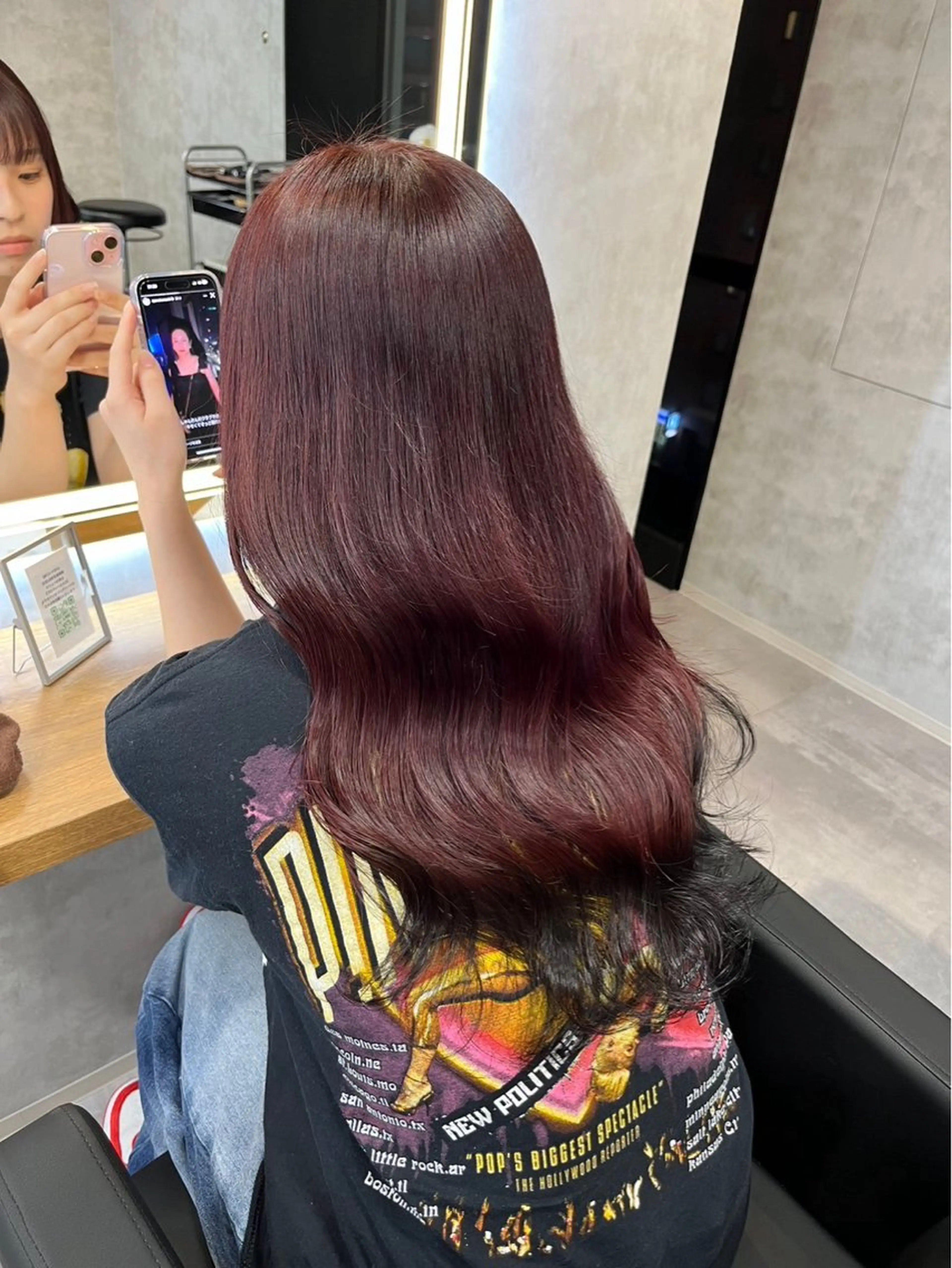 セミロング カラー ヘアアレンジ メンズ 🤍透明感カラー🤍 ブリーチ🤍AINEのヘアスタイル