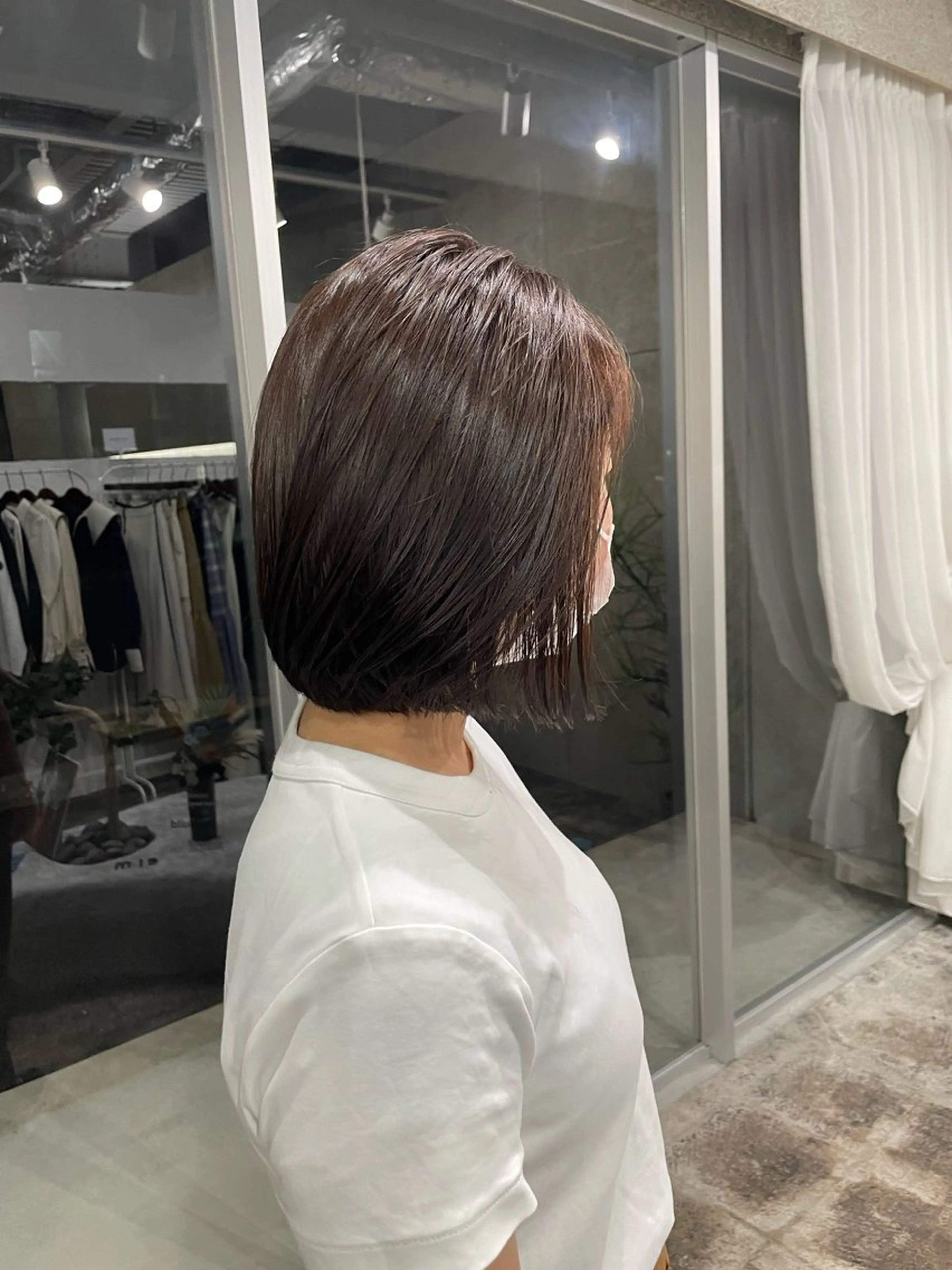 ショート 切りっぱなしボブ ボブ akiba ryokaのヘアスタイル