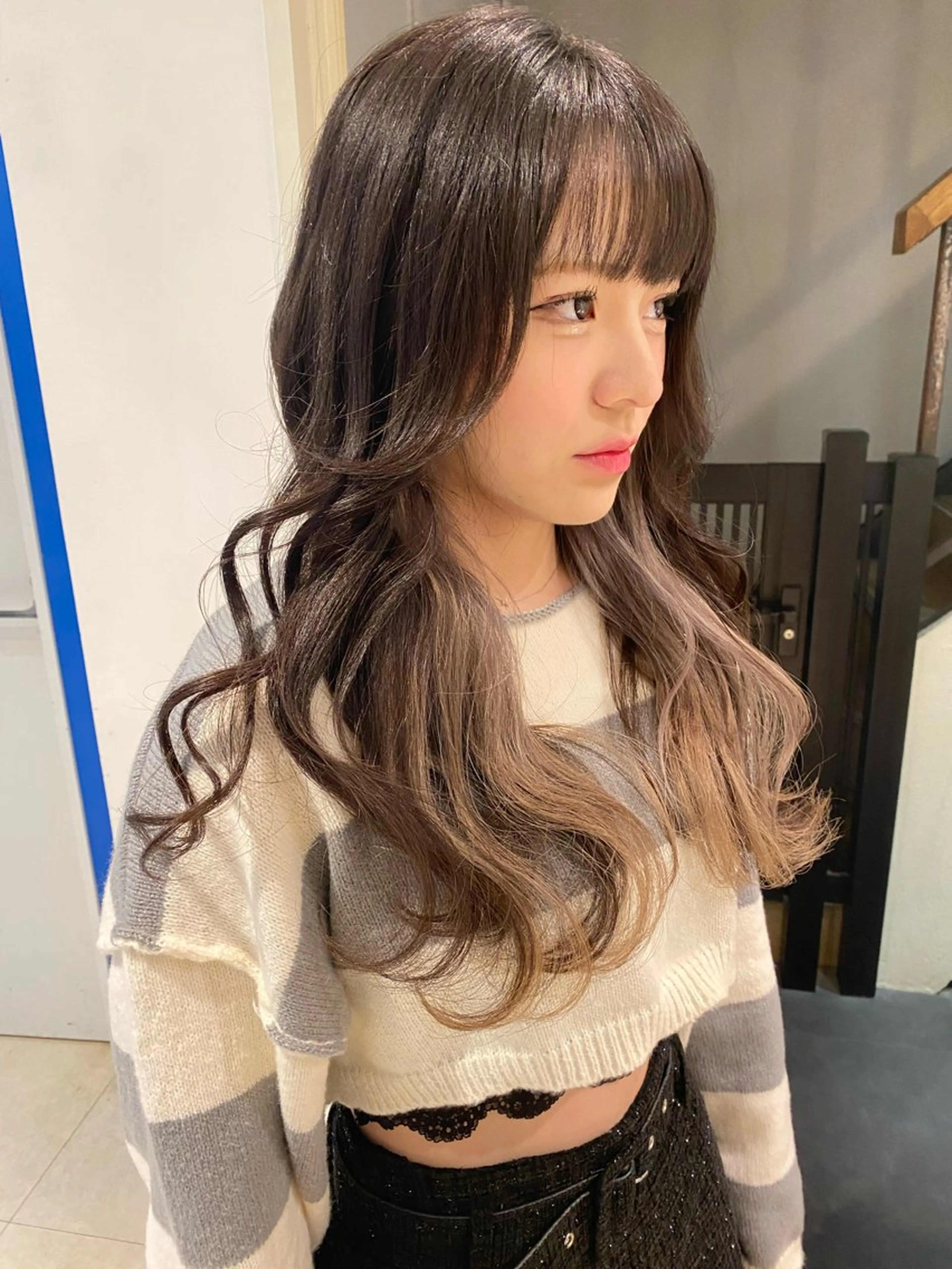 ロング カラー インナーカラー 🌈評価No.1🌈 艶髪カラー❌エクステのヘアスタイル