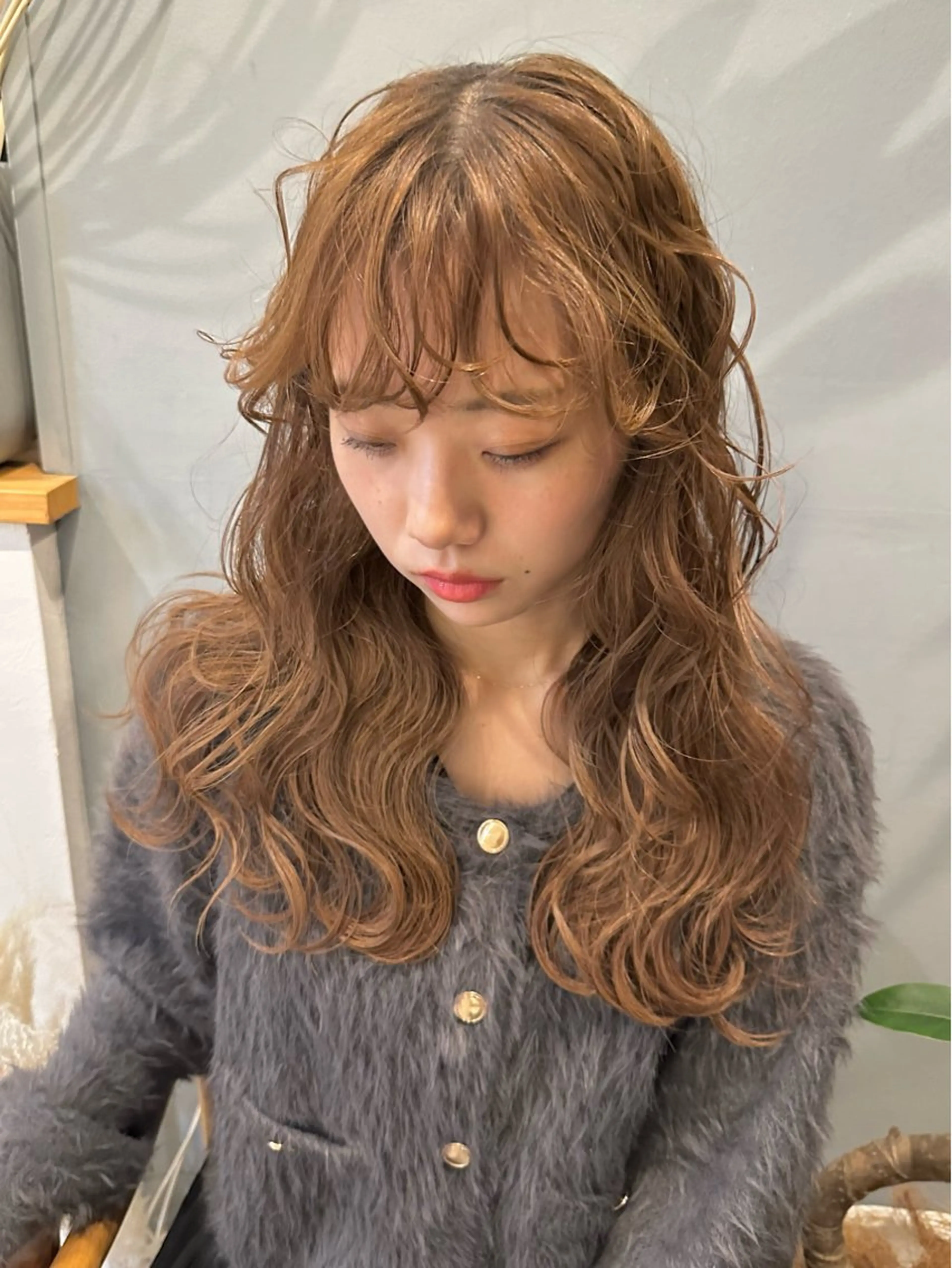 セミロング カラー カット ヘアカラー トリートメント 透明感カラー/ボブ /佐藤伶のヘアスタイル