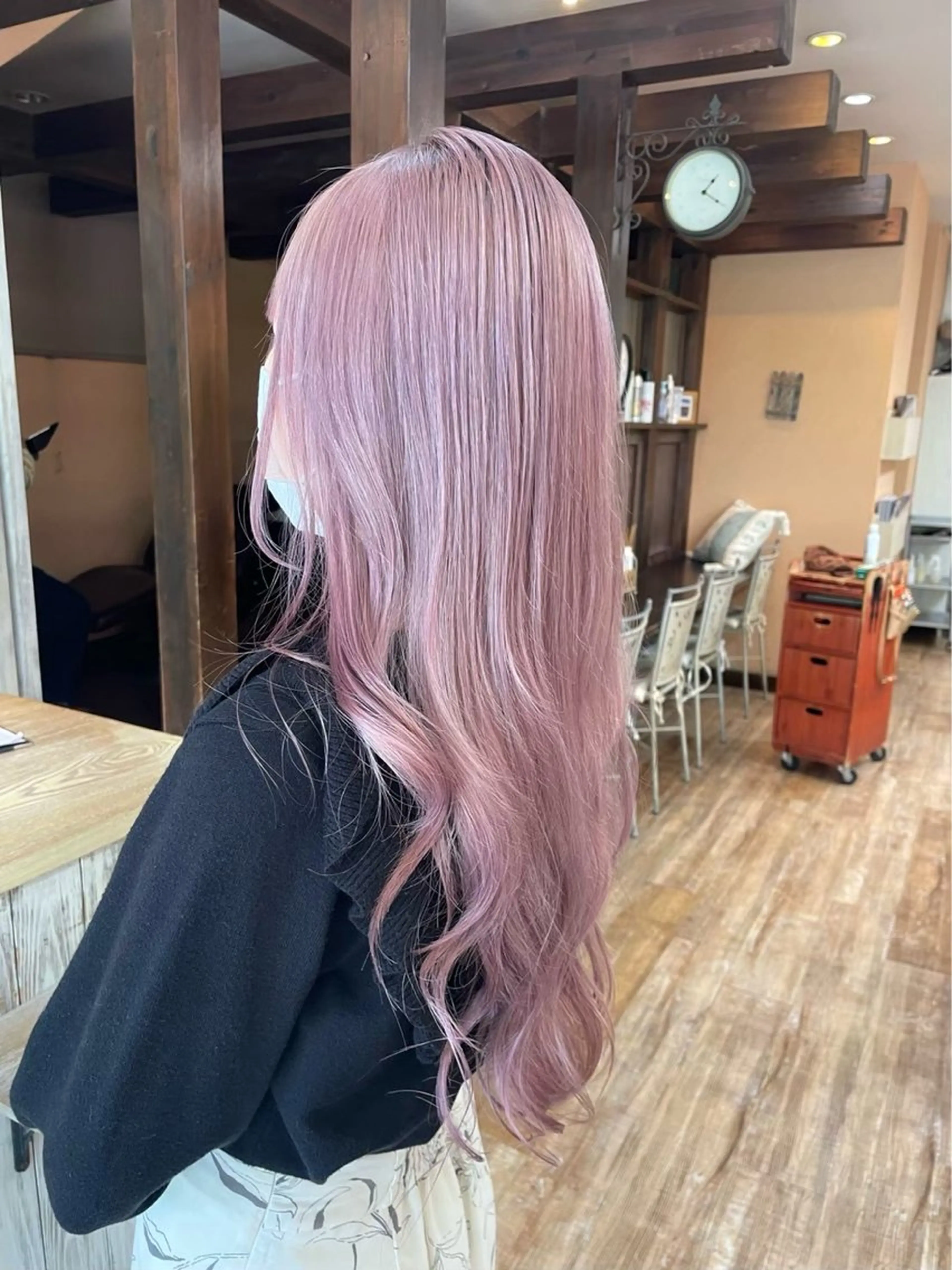 ロング カラー ヘアカラー トリートメント ブリーチカラー🎀 Himariのヘアスタイル