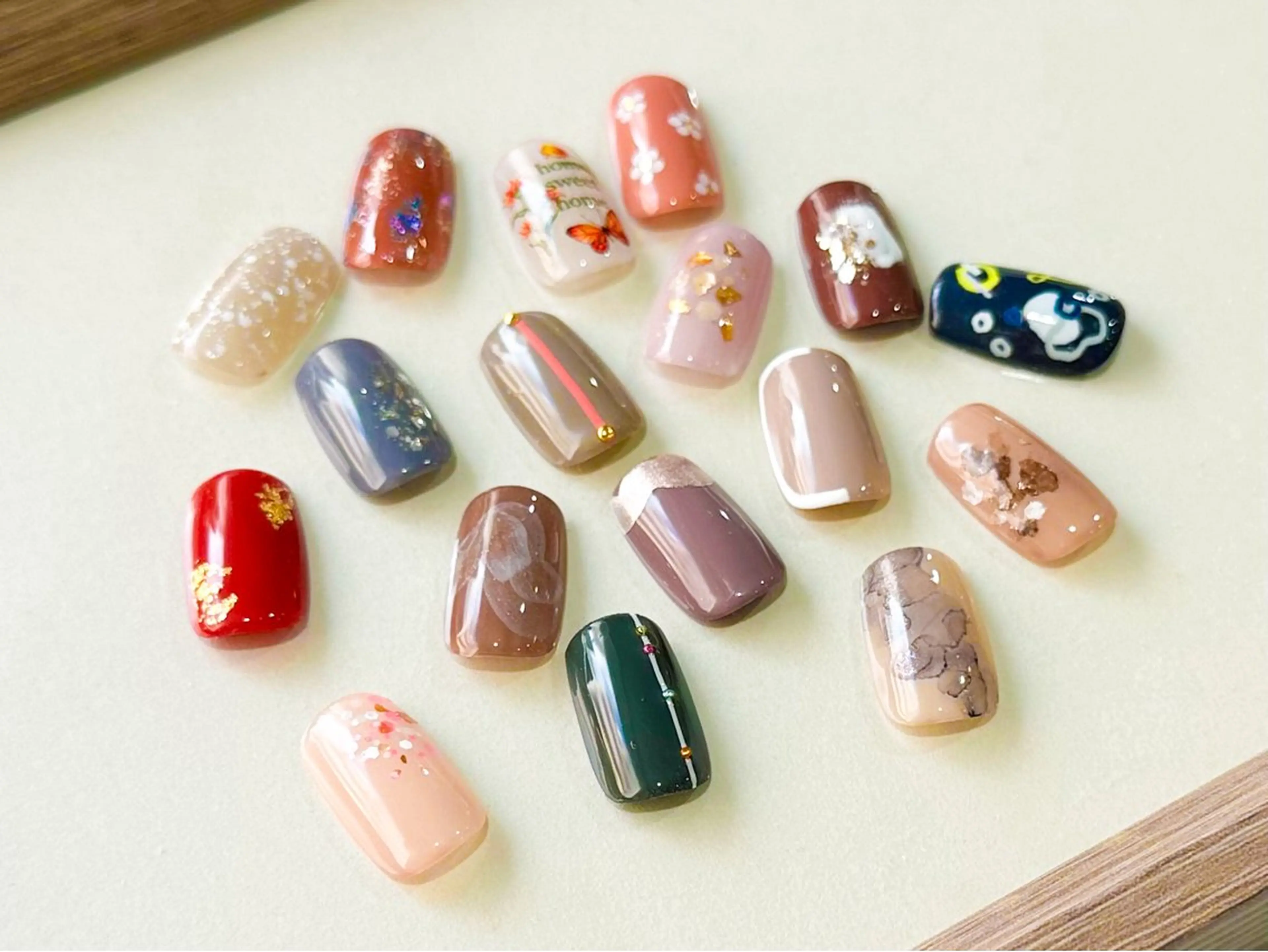 【HAND / オフ込】選べる1本アート+ワンカラーの写真