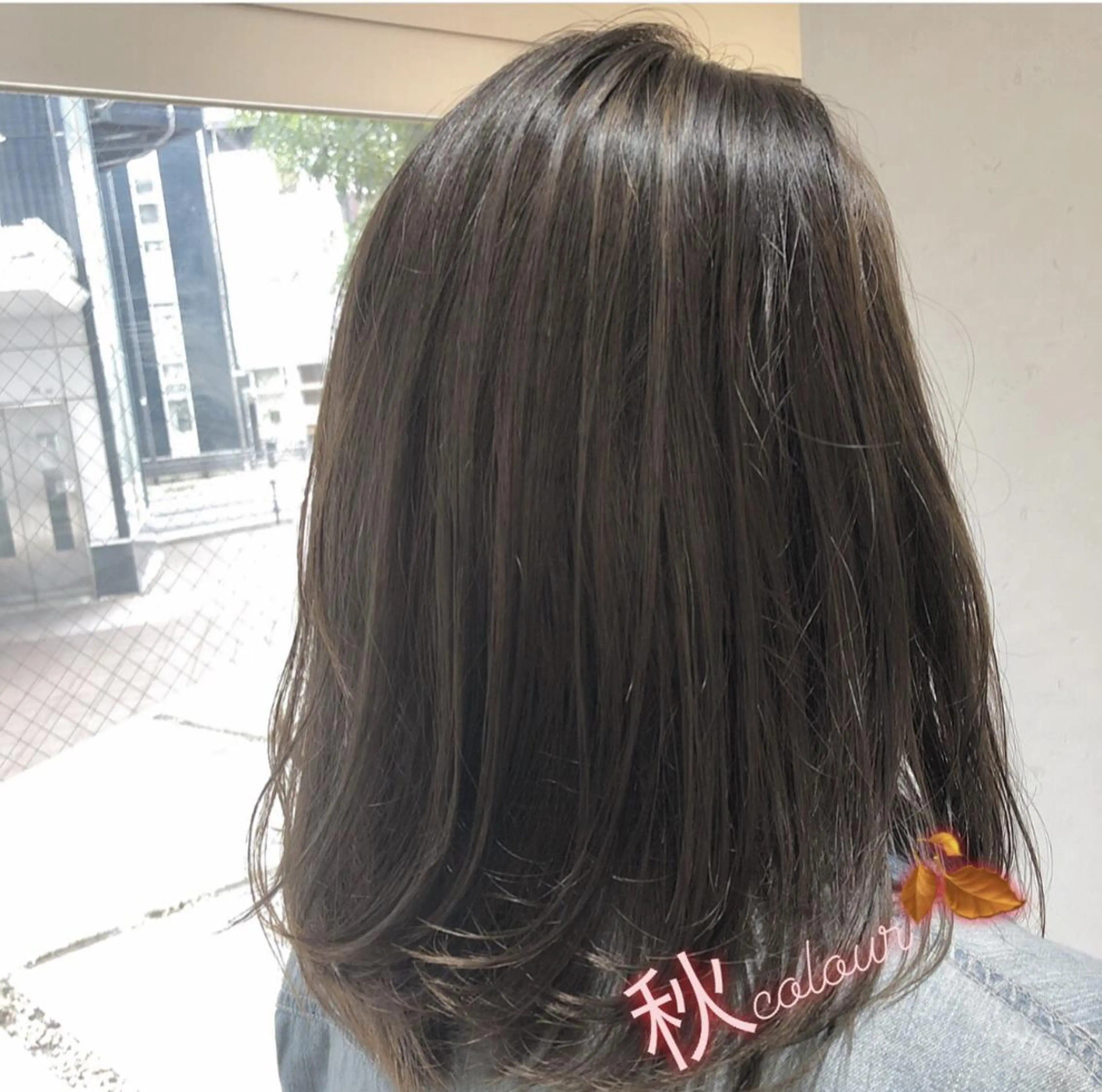 ミディアム 艶質改善/縮毛矯正 ササキナツミのヘアスタイル