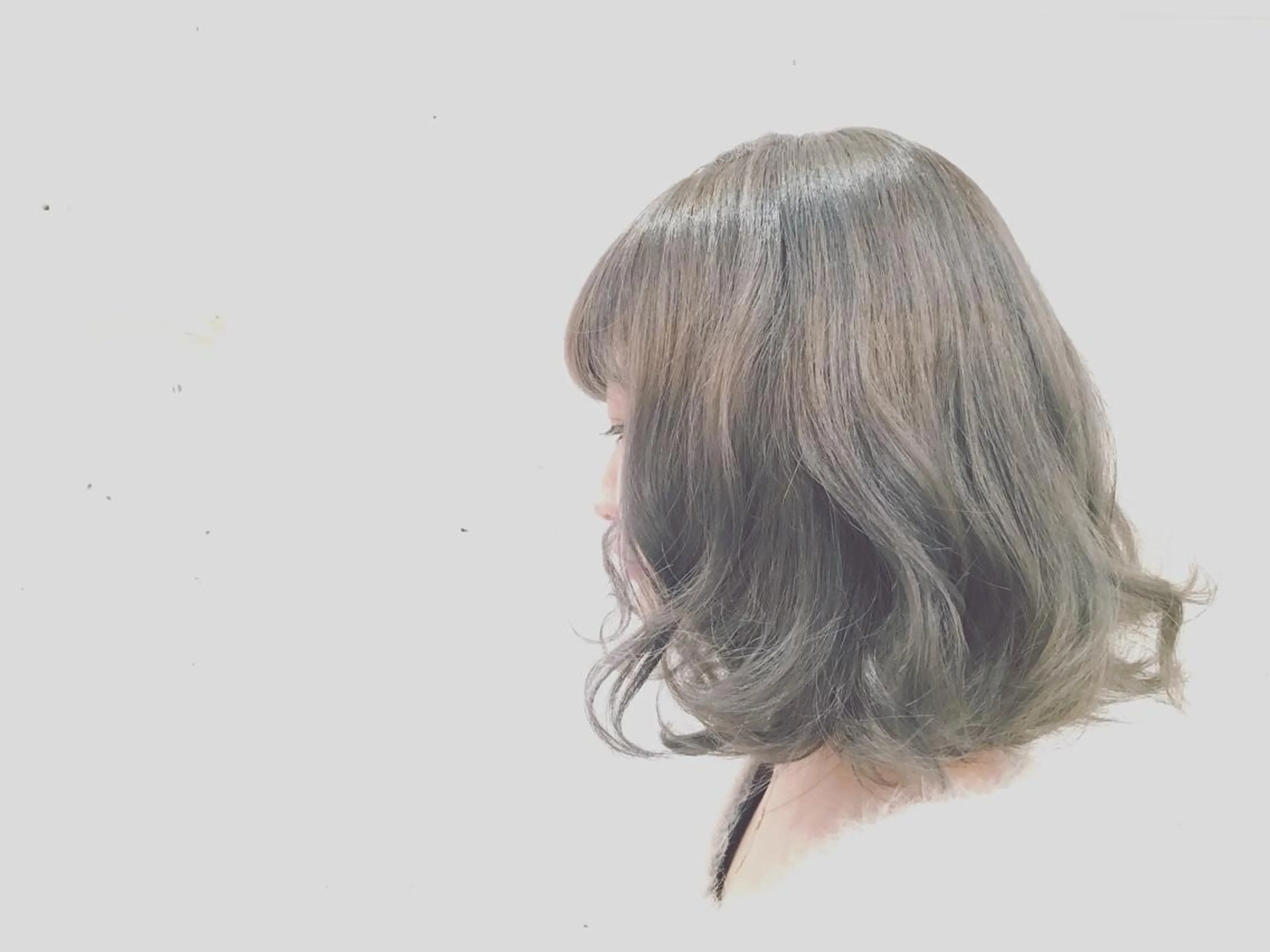 ショート ミディアム セミロング ロング カラー アッシュ ミント てんま さやかのヘアスタイル