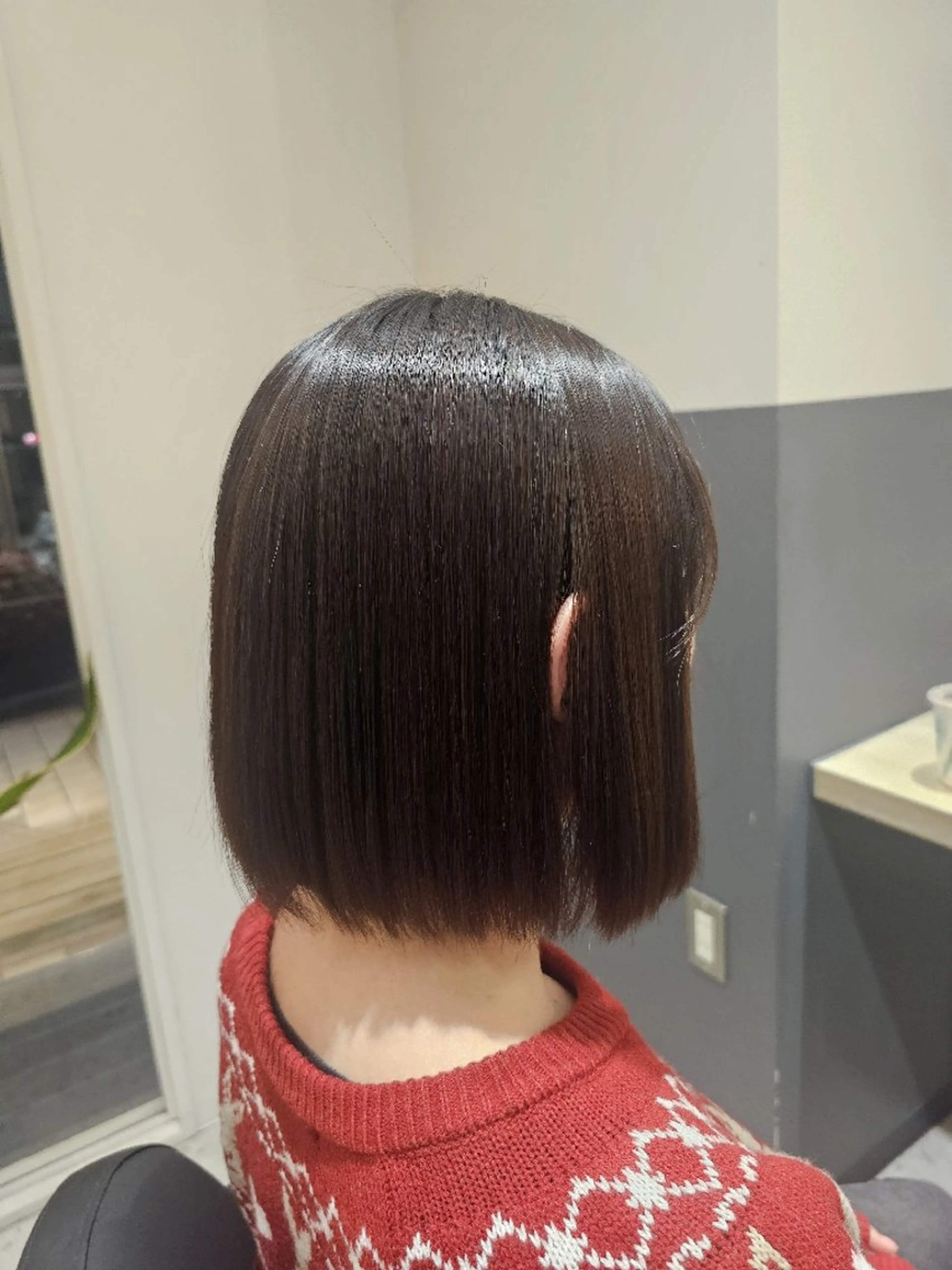 ショート ボブ 縮毛矯正 🍀☘️阿部 誉叶☘️🍀のヘアスタイル