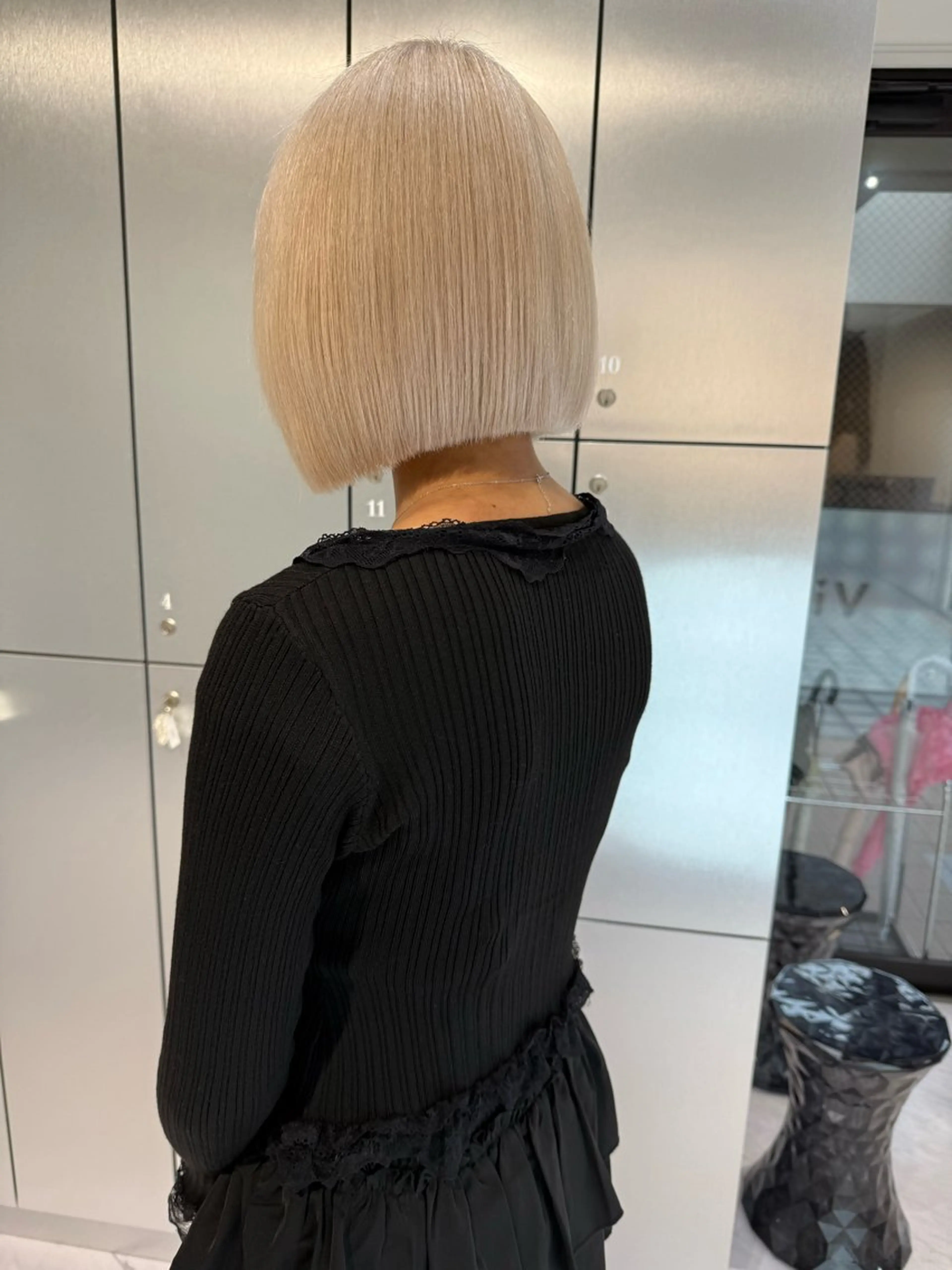 カラー ベージュカラー ブリーチ ブロンド ケアブリーチ 透明感カラー ヘアカラー ViVIE 福岡天神 🎀高橋桜花のヘアスタイル