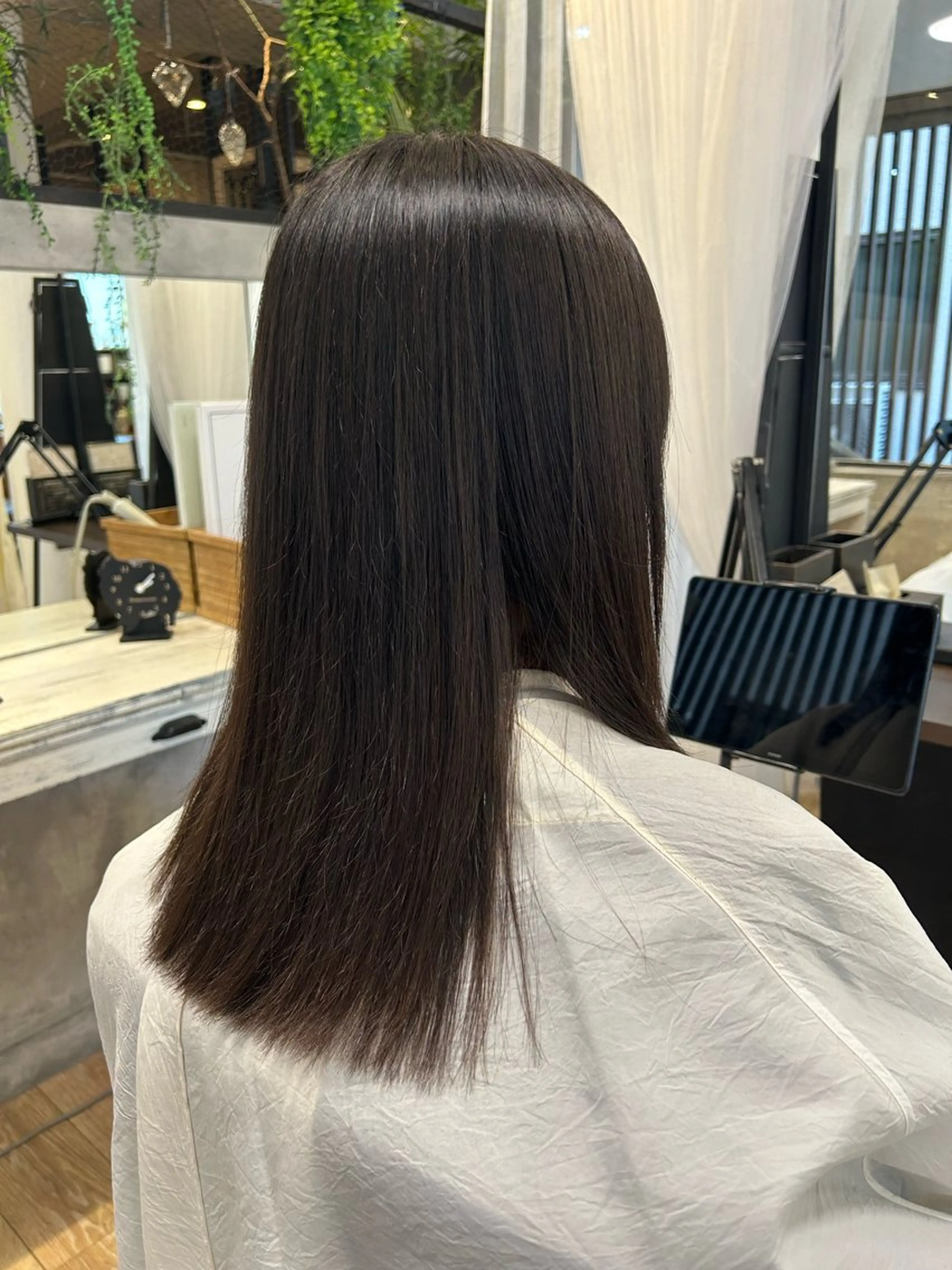 前髪カット・縮毛矯正の写真