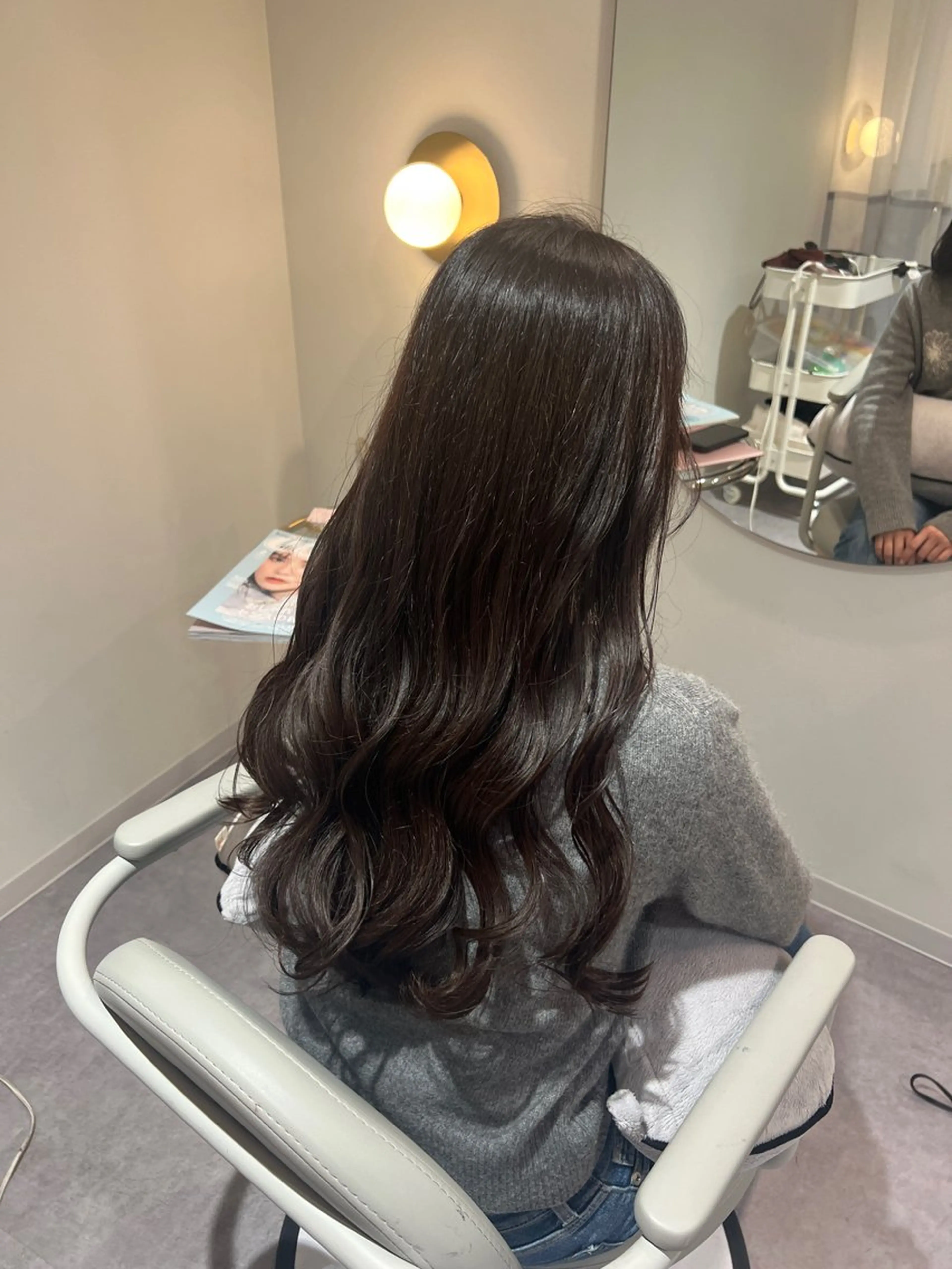 ロング ヘアカラー トリートメント 美髪✨艶髪✨髪質改善 カラー特化🌙鈴屋和のヘアスタイル