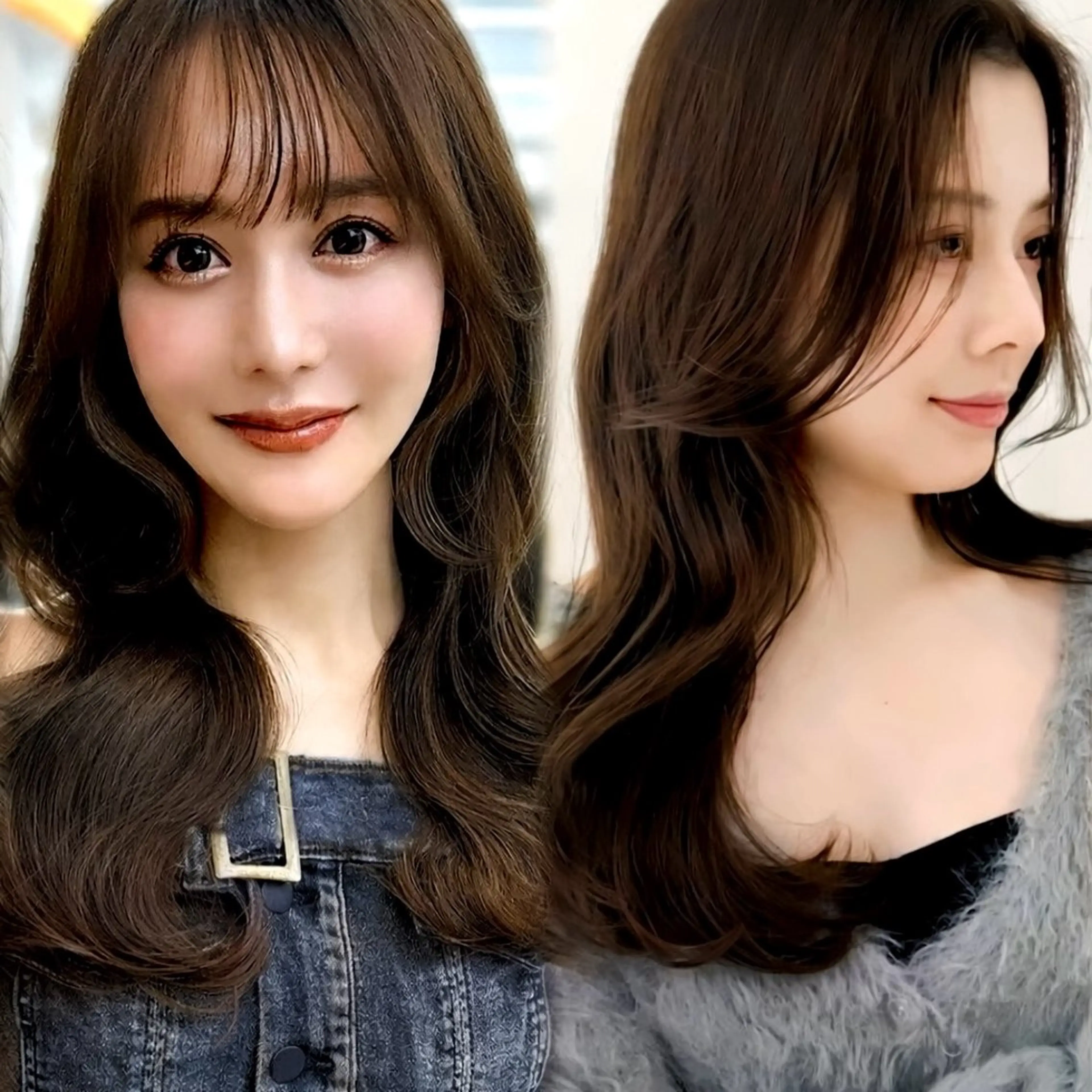 セミロング カラー カット ヘアカラー トリートメント 🐉銀座/レイヤーカ ット縮毛矯正/RYUのヘアスタイル