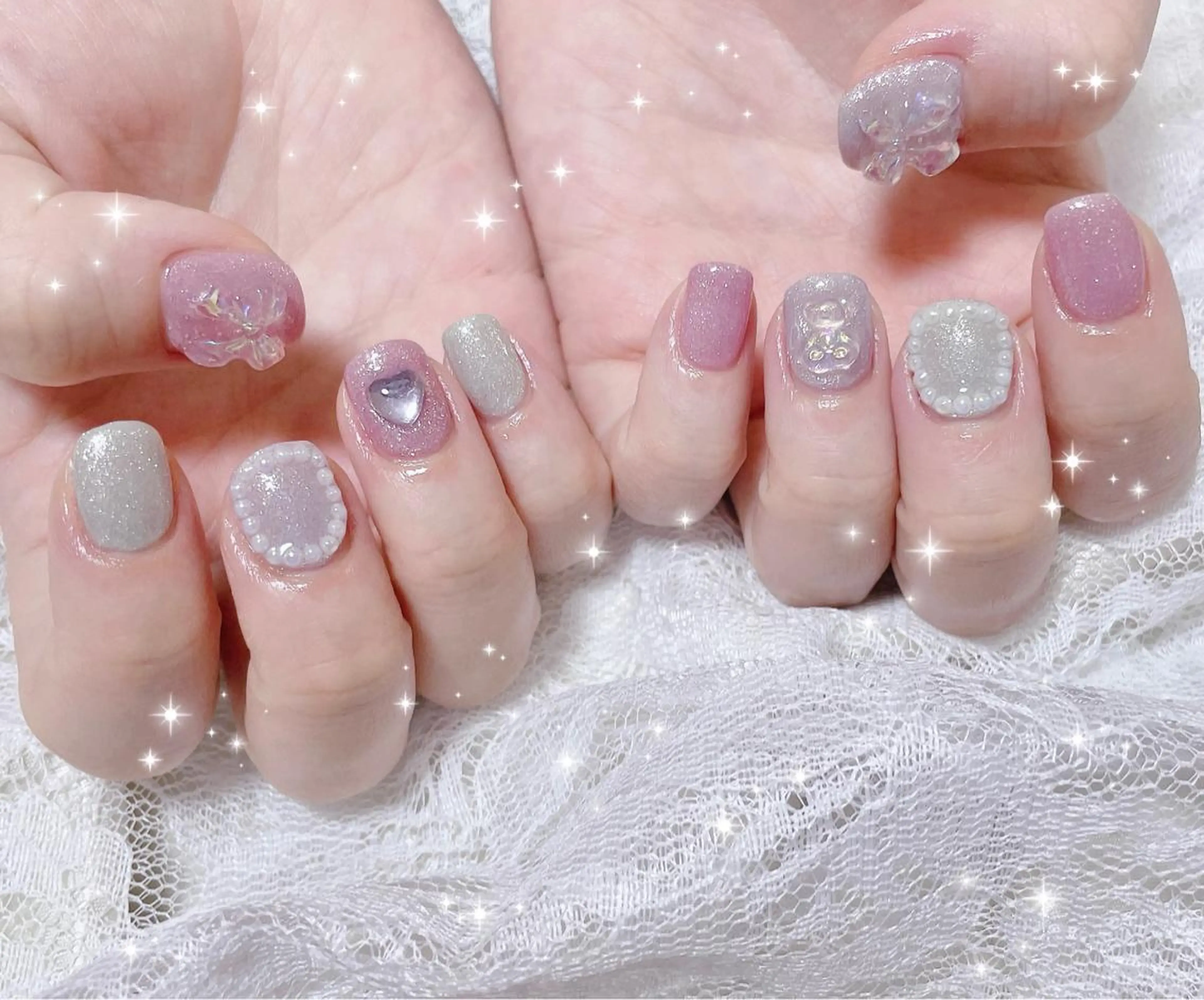 ネイル ハンドネイル FLARE NAIL フレアネイルのネイルデザイン