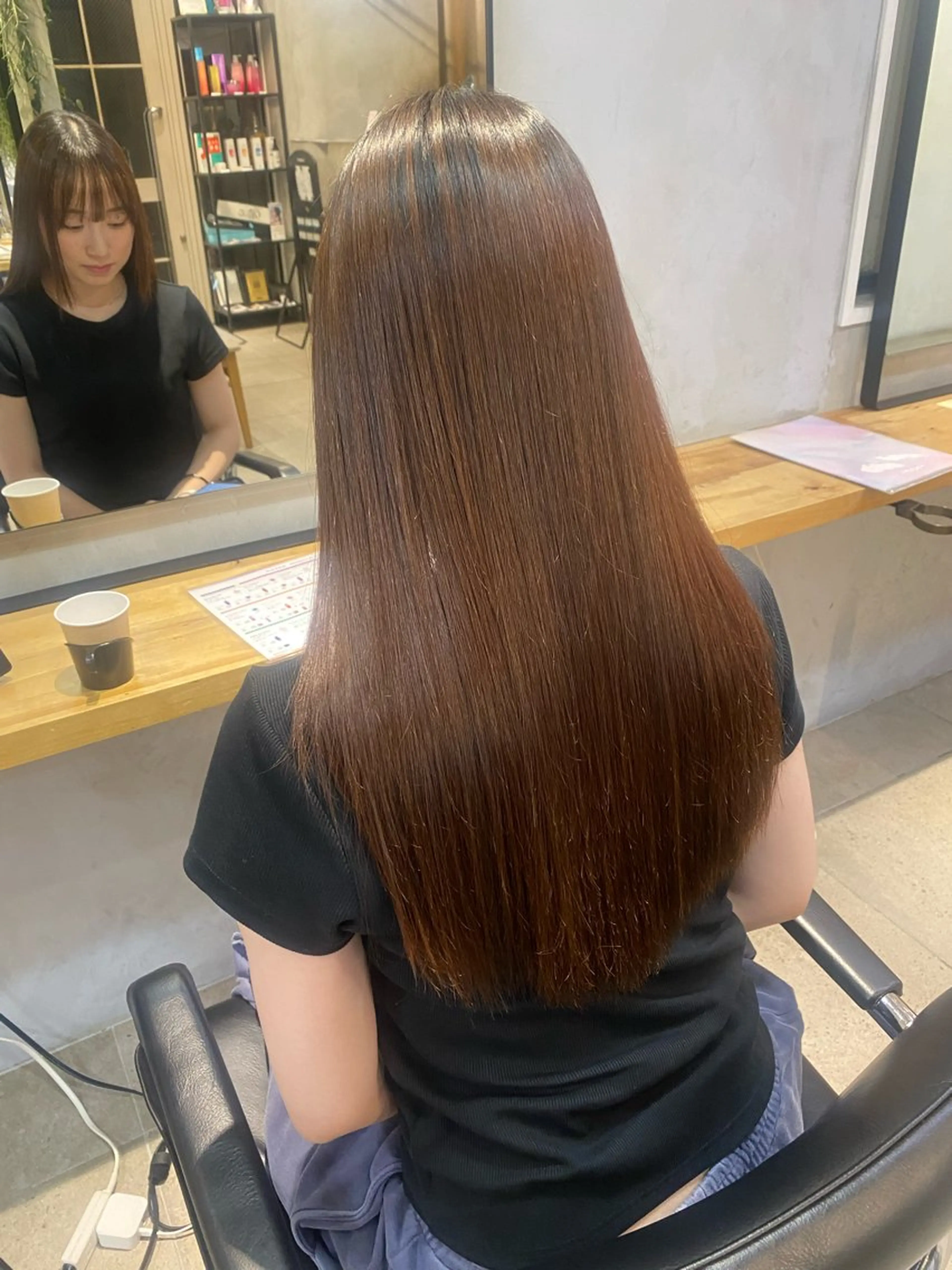 ロング 縮毛矯正 トリートメント 縮毛矯正 Lomalia @hayaのヘアスタイル