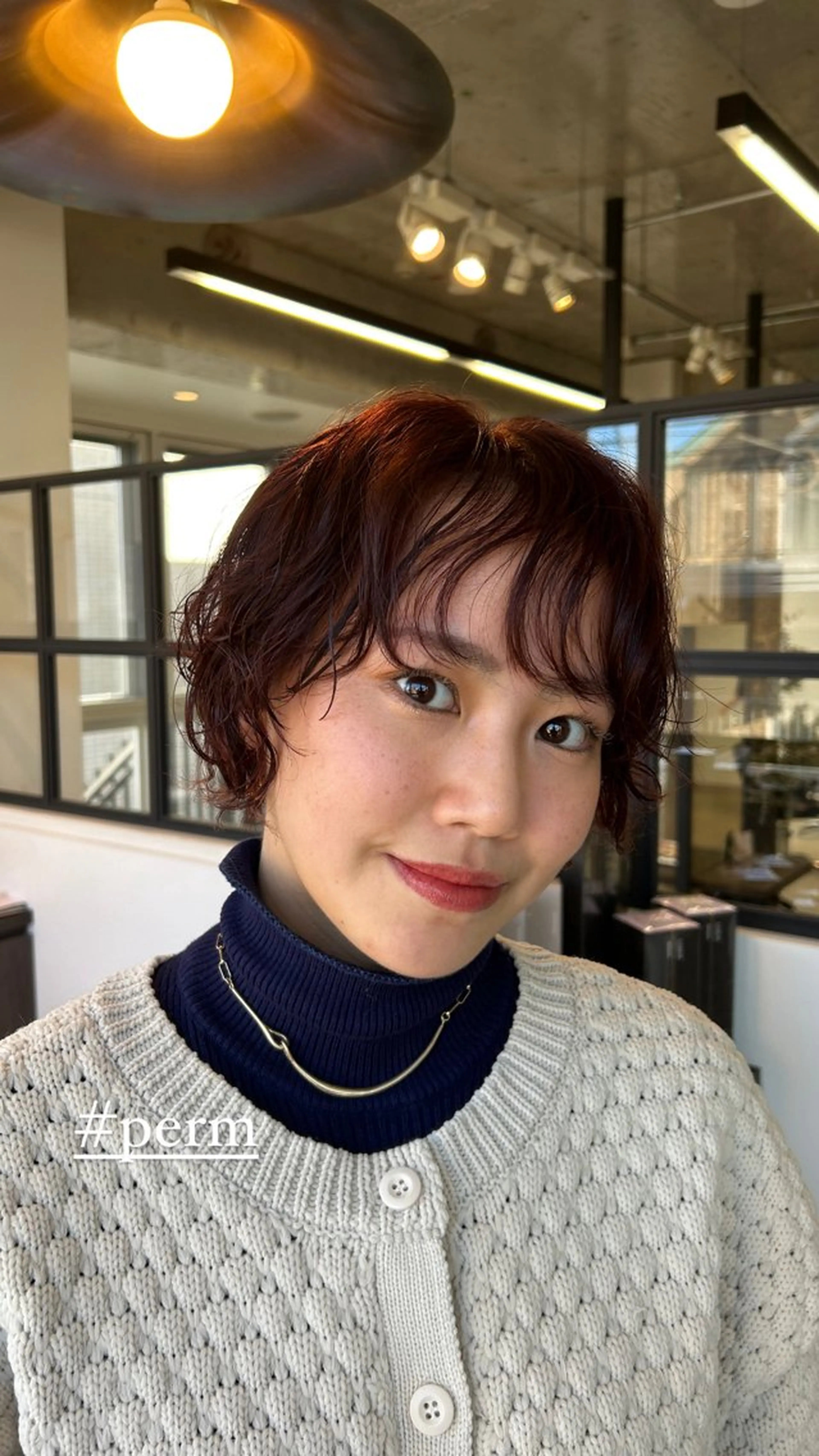 ショート ショートヘア カット パーマ 髪質改善/縮毛矯正/ 透明感カラーYUMAのヘアスタイル