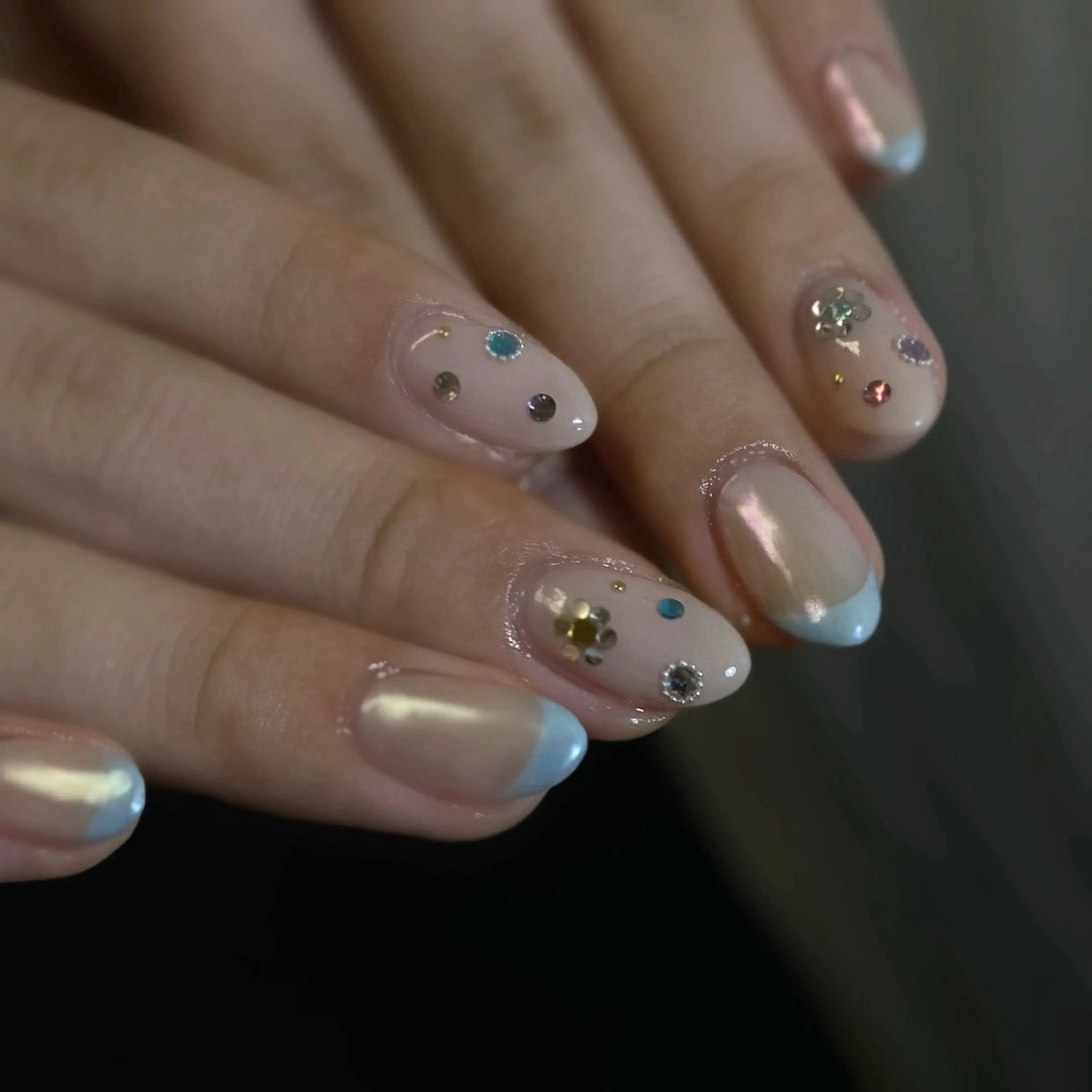 ネイル ニュアンスネイル オフィスネイル シンプルネイル ブライダルネイル ハンドネイル _____jays nailのネイルデザイン