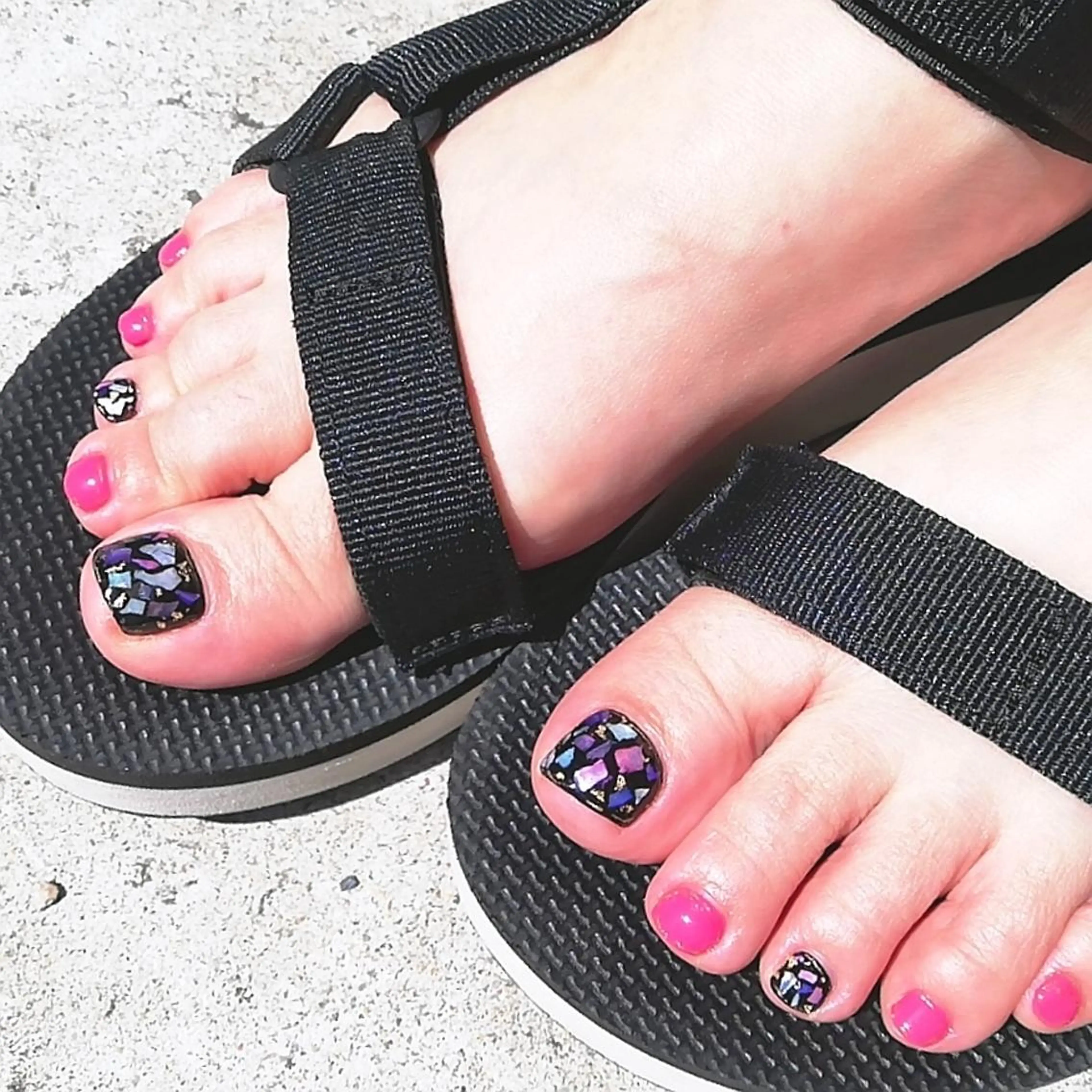 ネイル アートネイル フットネイル 柴崎 美幸のネイルデザイン