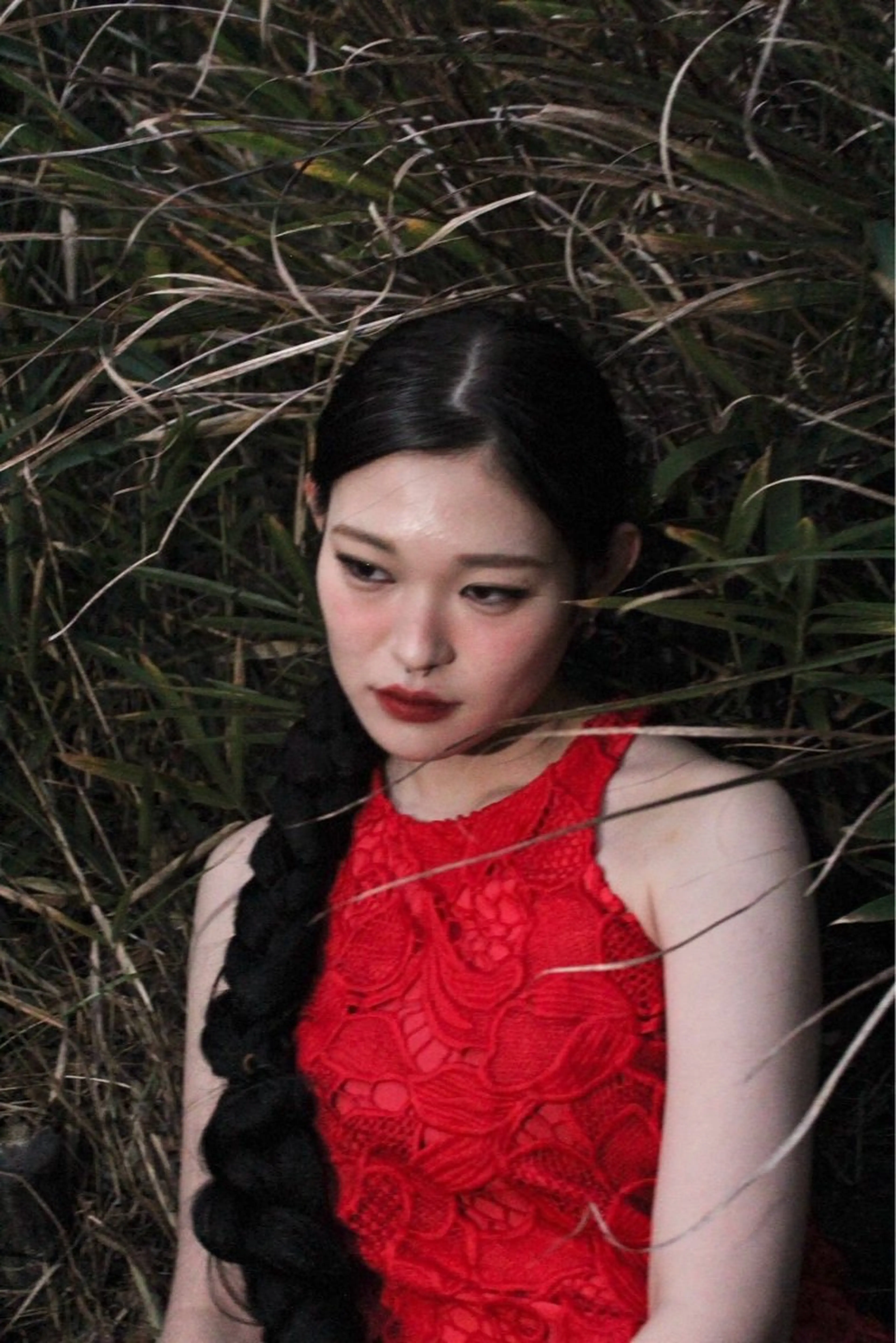 セミロング カラー ヘアアレンジ 廣野 芽唯奈のヘアスタイル