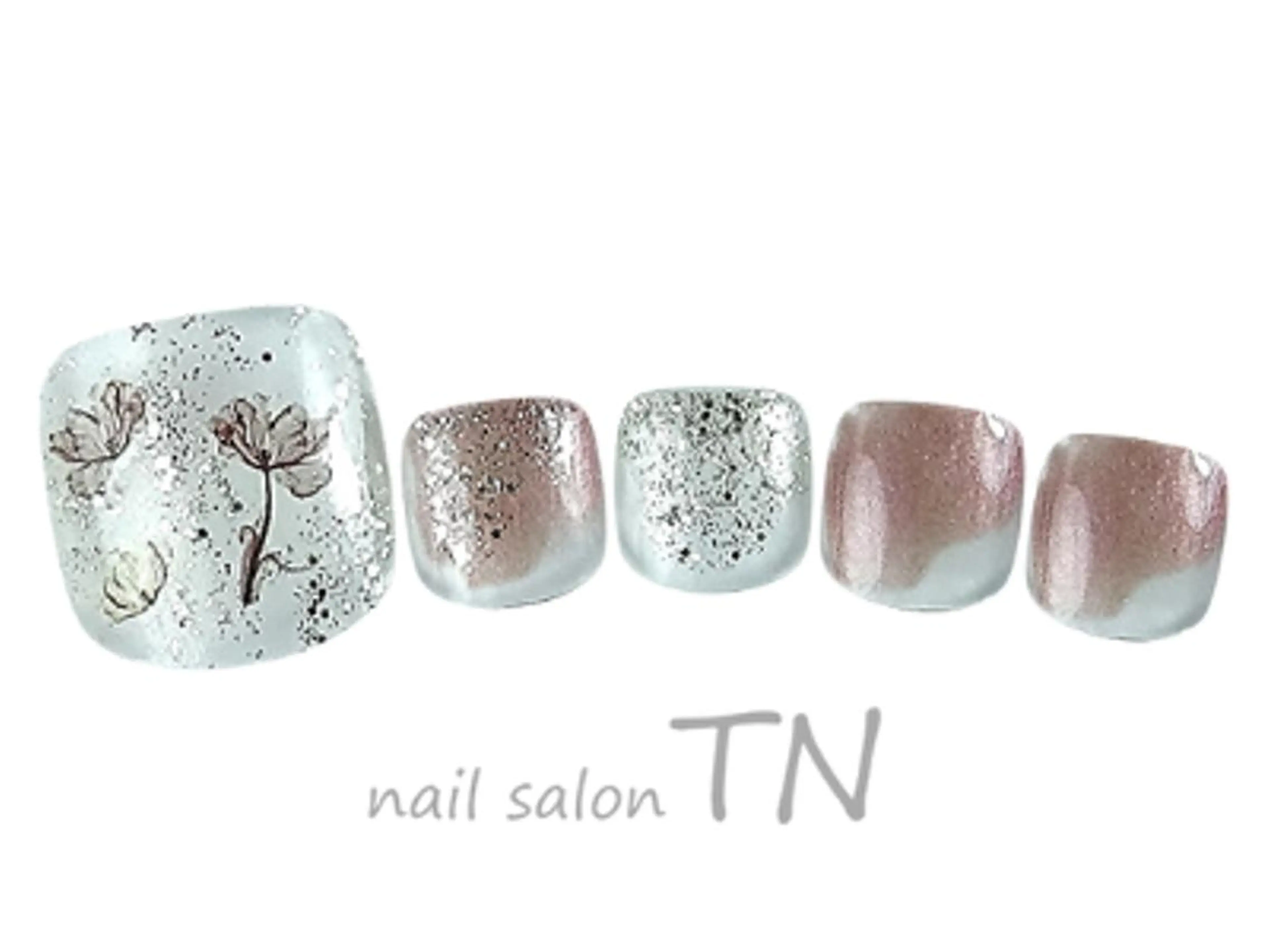 ネイル フットネイル 矢川 まどかのネイルデザイン