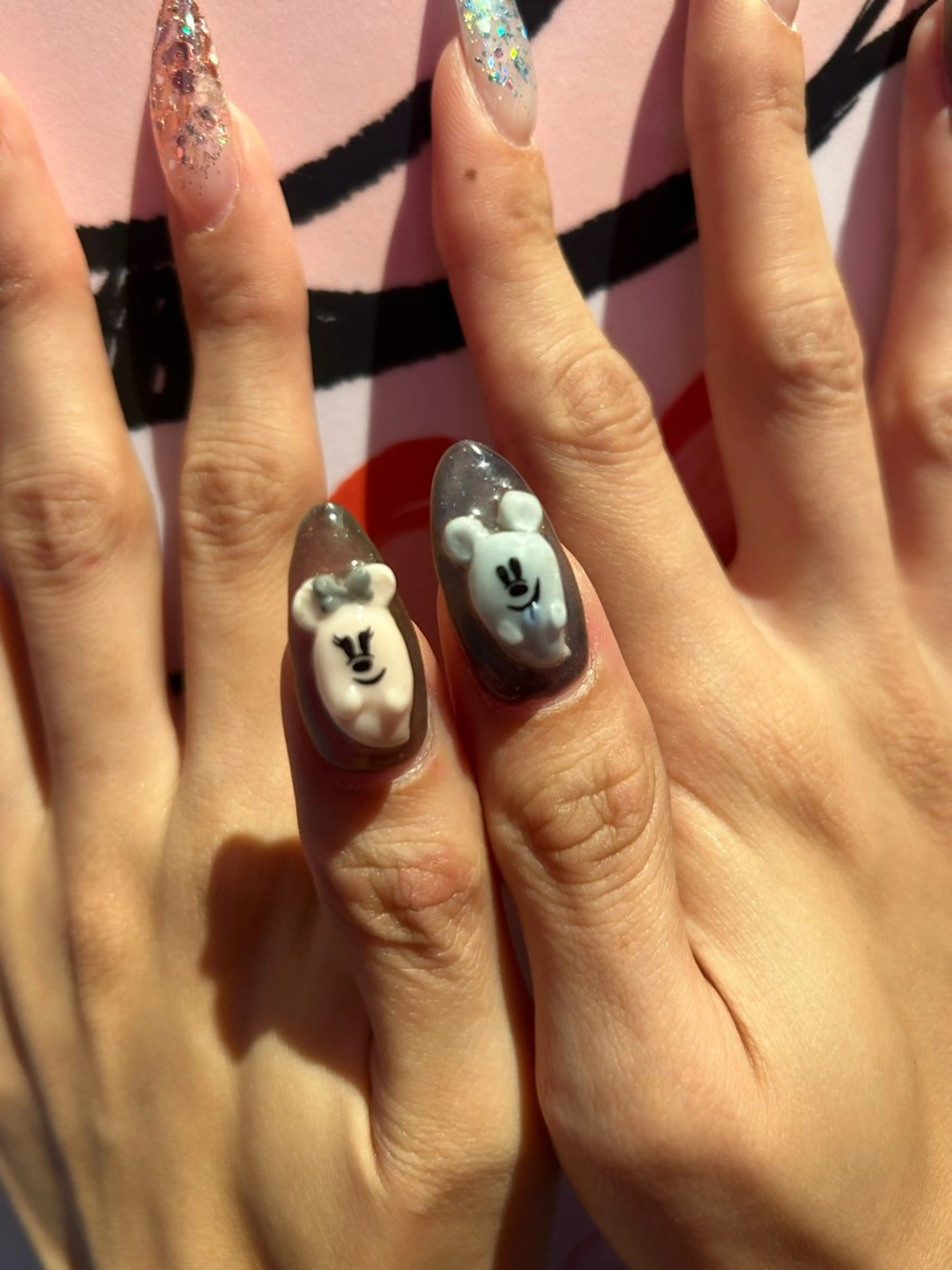 ネイル ハロウィン ハンドネイル フットネイル Nail salon LuaRのネイルデザイン