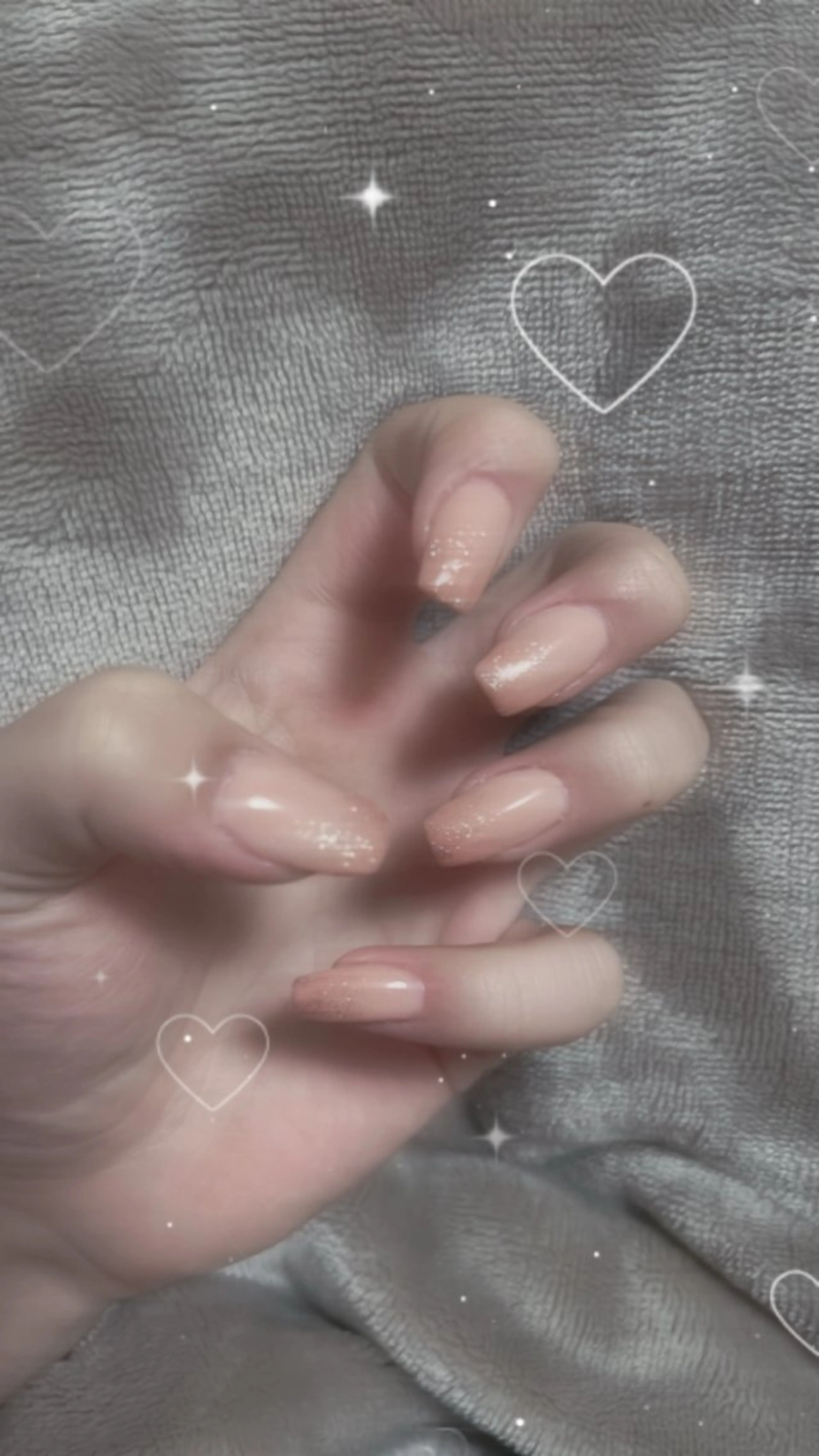 【長さ出し最大10本/シンプルデザイン】（オフ込み）★チップでの長さ出しです！★人気のラメグラやオフィスネイル等が可能！の写真