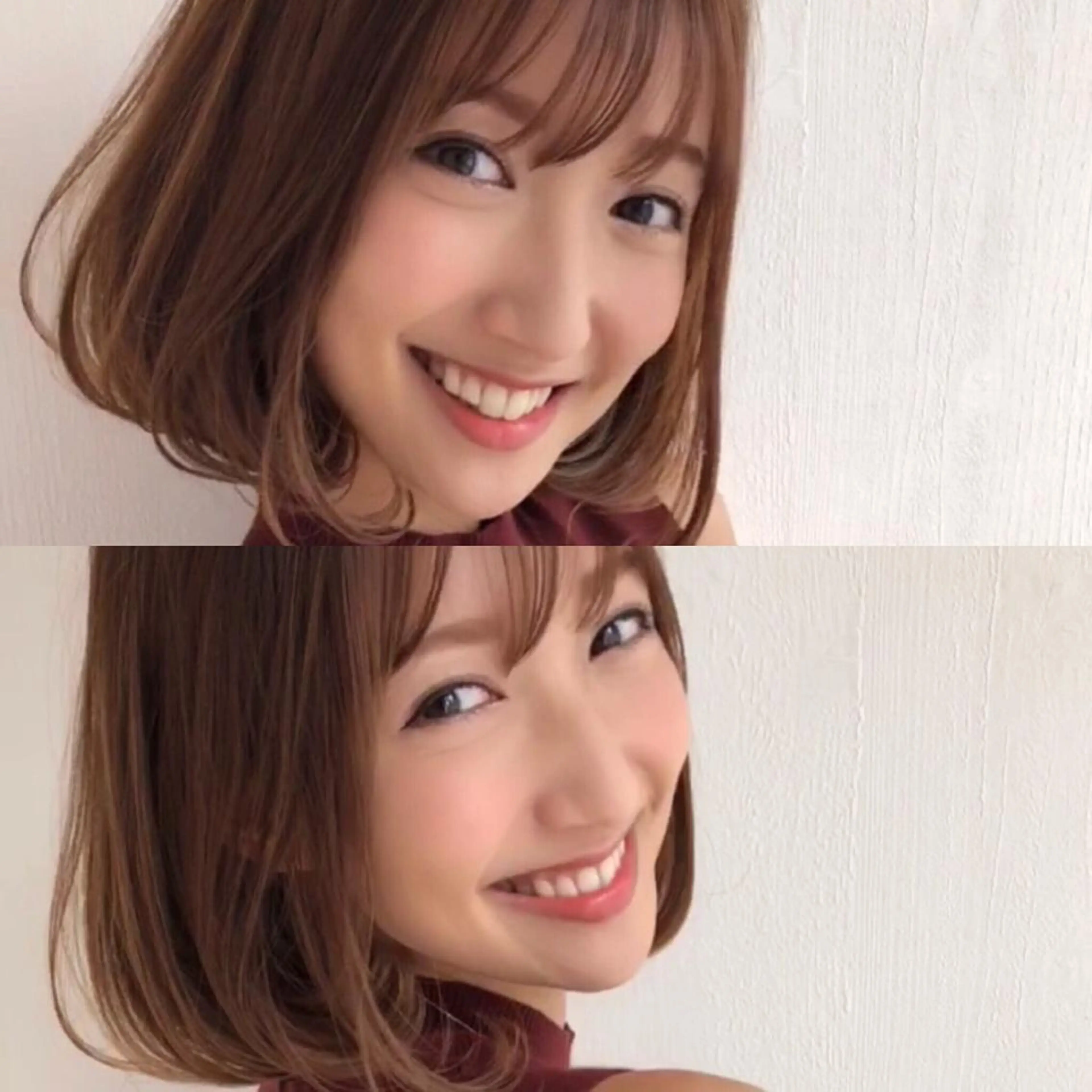 ミディアム カラー パーマ カット 高橋 昭雄のヘアスタイル