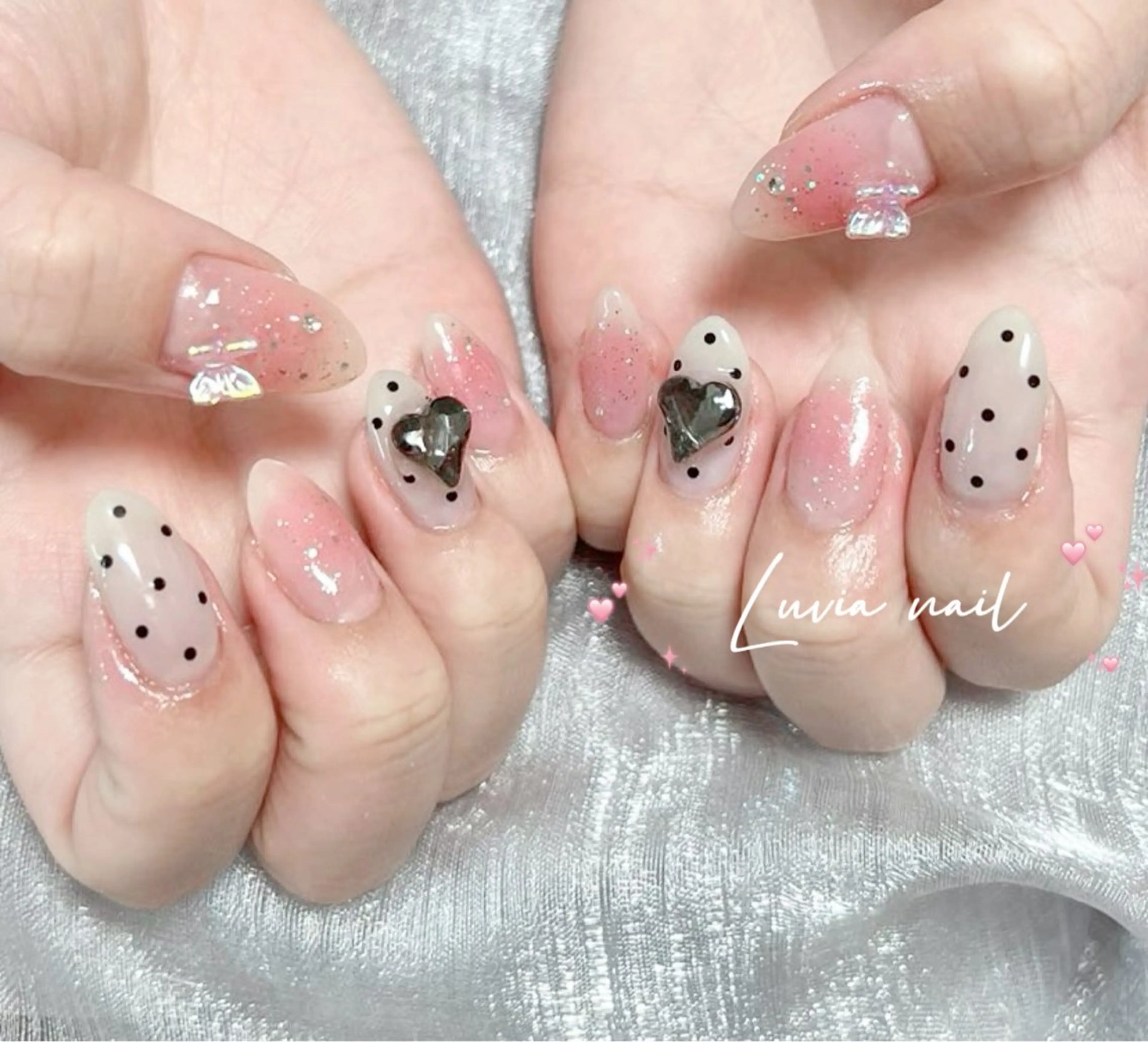 ネイル 🎀Luvia ワンホンネイル💫のネイルデザイン