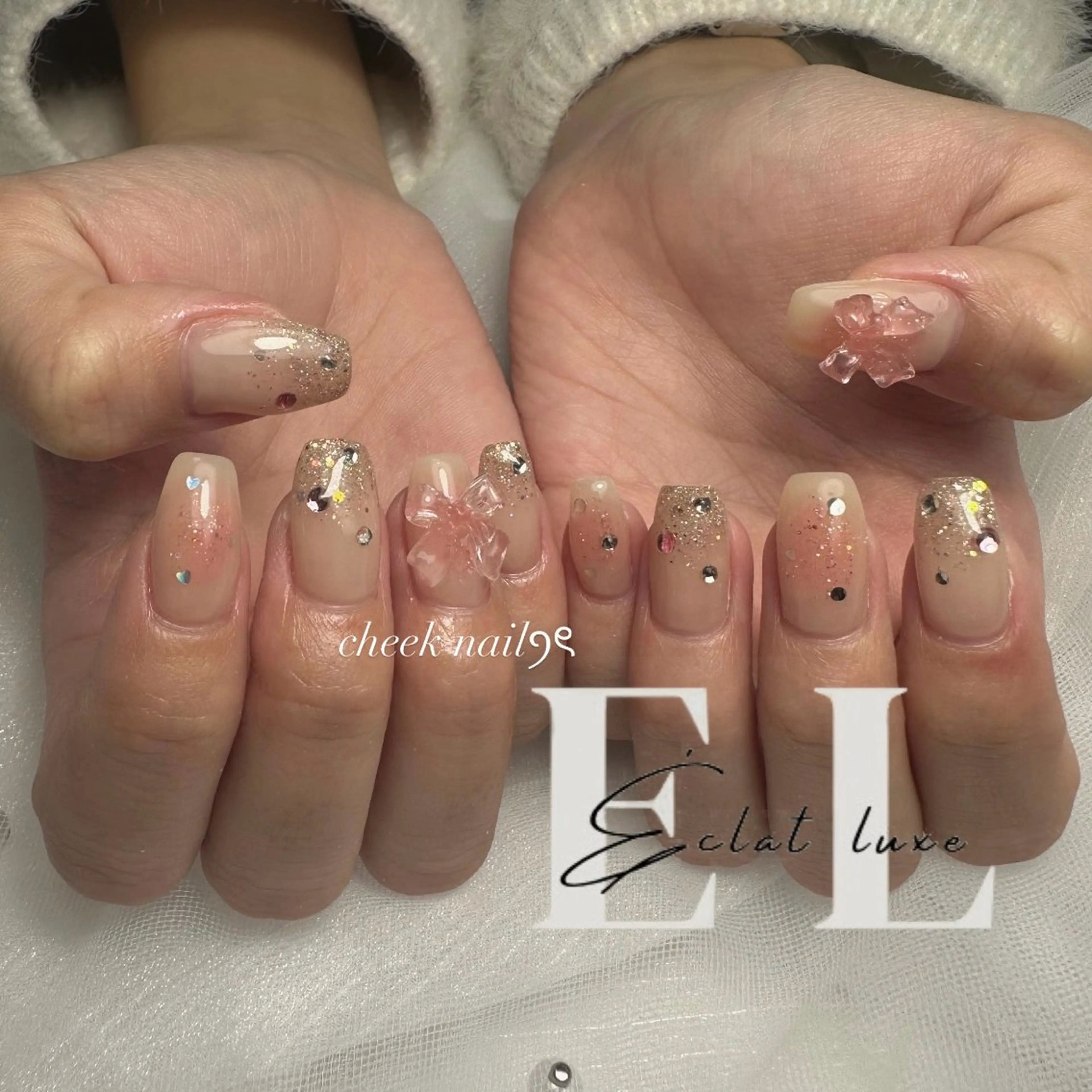 ネイル 韓国ネイル マグネットネイル ニュアンスネイル オフィスネイル ワンホンネイル 倉石 百恵のネイルデザイン