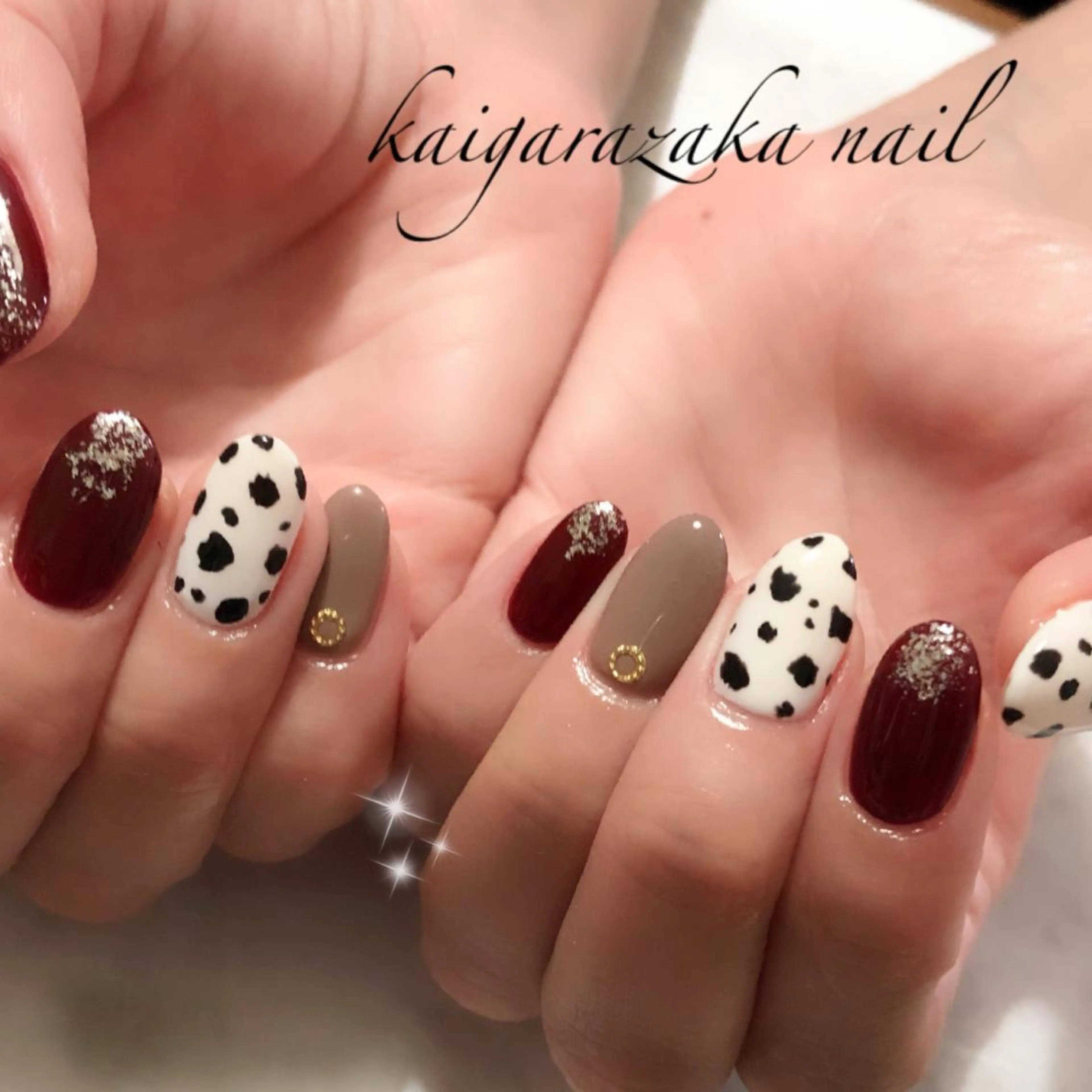 ネイル アニマル柄 ラメ(グリッター) エステティックサロン Liente(リアンテ）所属・Hashimoto .のエステ・リラクイメージ